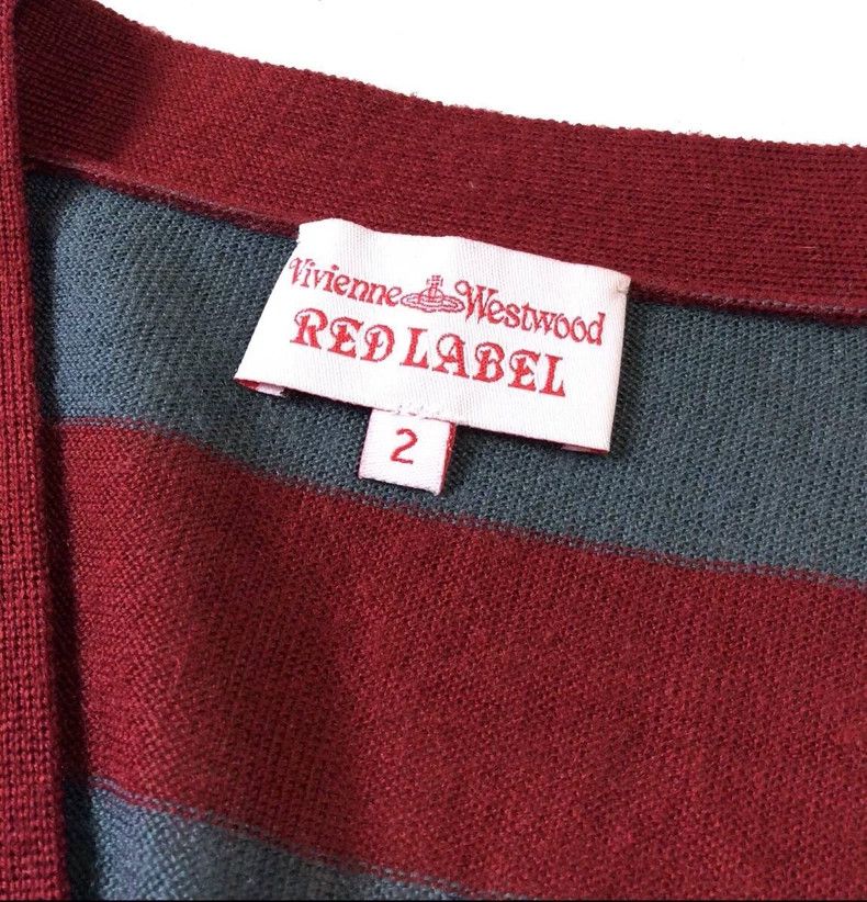 Vivienne Westwood Vivienne Westwood Asymmetrical striped knit cardigan Size M / US 6-8 / IT 42-44 - 5 Thumbnail