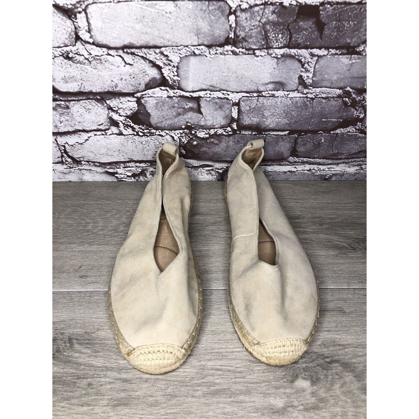 Other J. Jill Ivory Suede Leather Slip On Flats Espadrilles Women’ Size US 9.5 / IT 39.5 - 15 Thumbnail