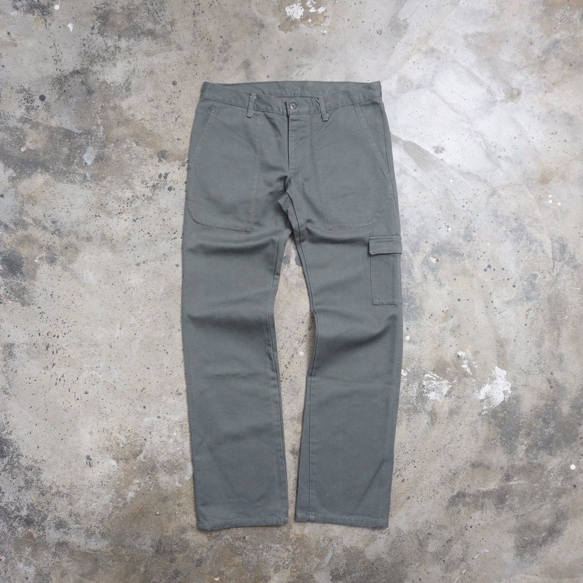 image of Cabane De Zucca x Issey Miyake Zucca Travail Cargo Pant in Grey, Men's (Size 30)