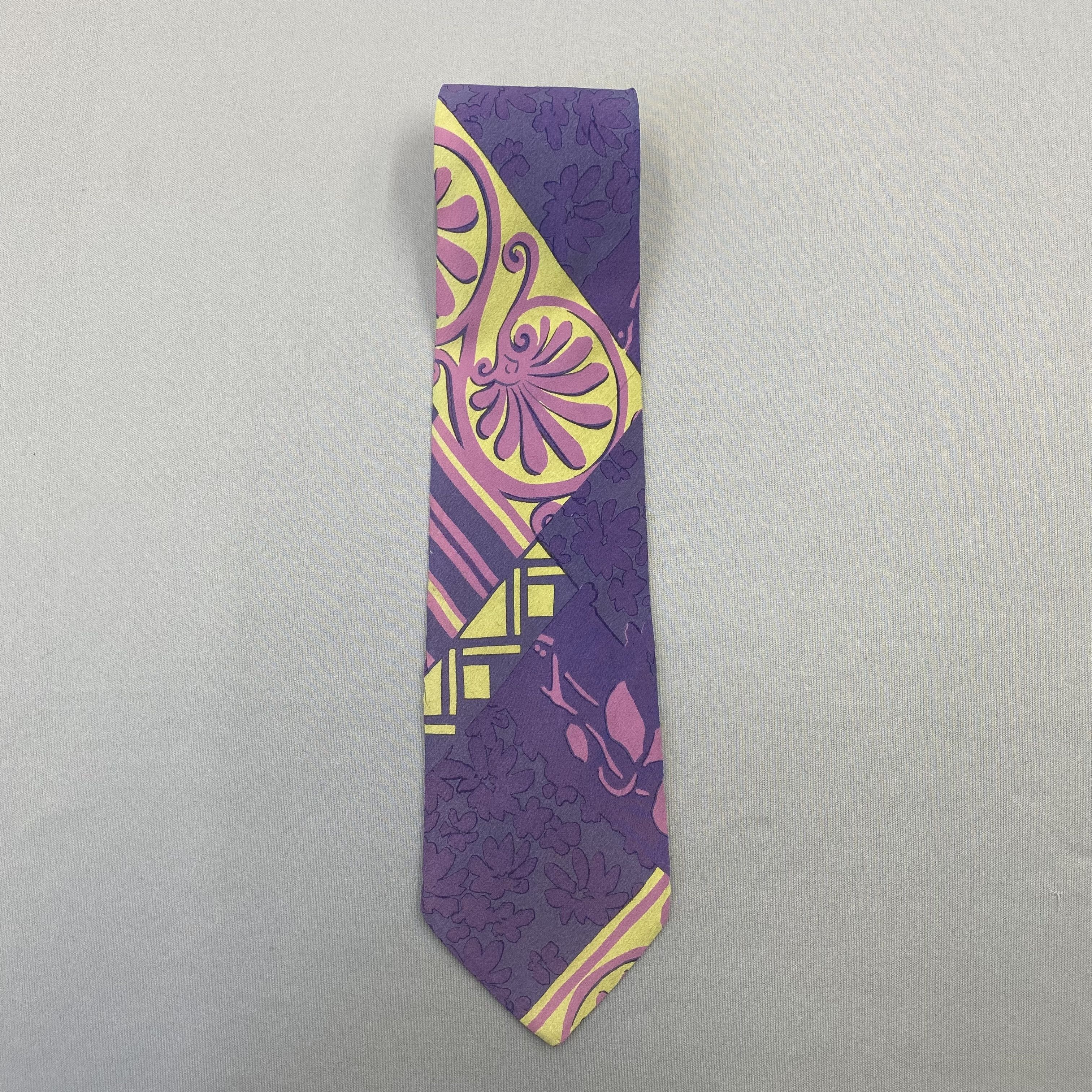 Other Vintage Ottonove SILK Necktie Cravate Pure Silk Neck Tie Size ONE SIZE - 3 Thumbnail