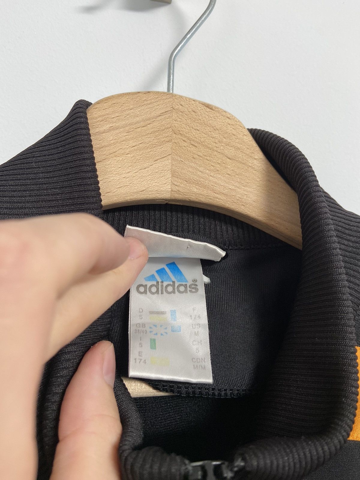 Vintage Adidas Track Top Black Vintage 90’s logo style Hype Size US S / EU 44-46 / 1 - 12 Thumbnail