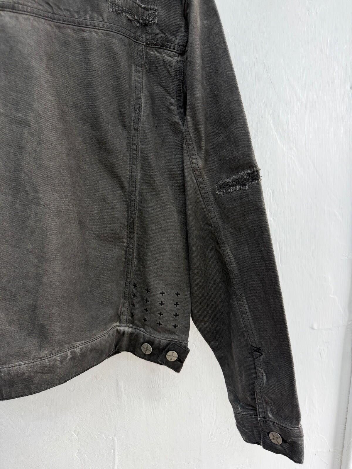 Ksubi new ksubi mens denim jacket OH G oil slick grey medium m Size US M / EU 48-50 / 2 - 8 Thumbnail