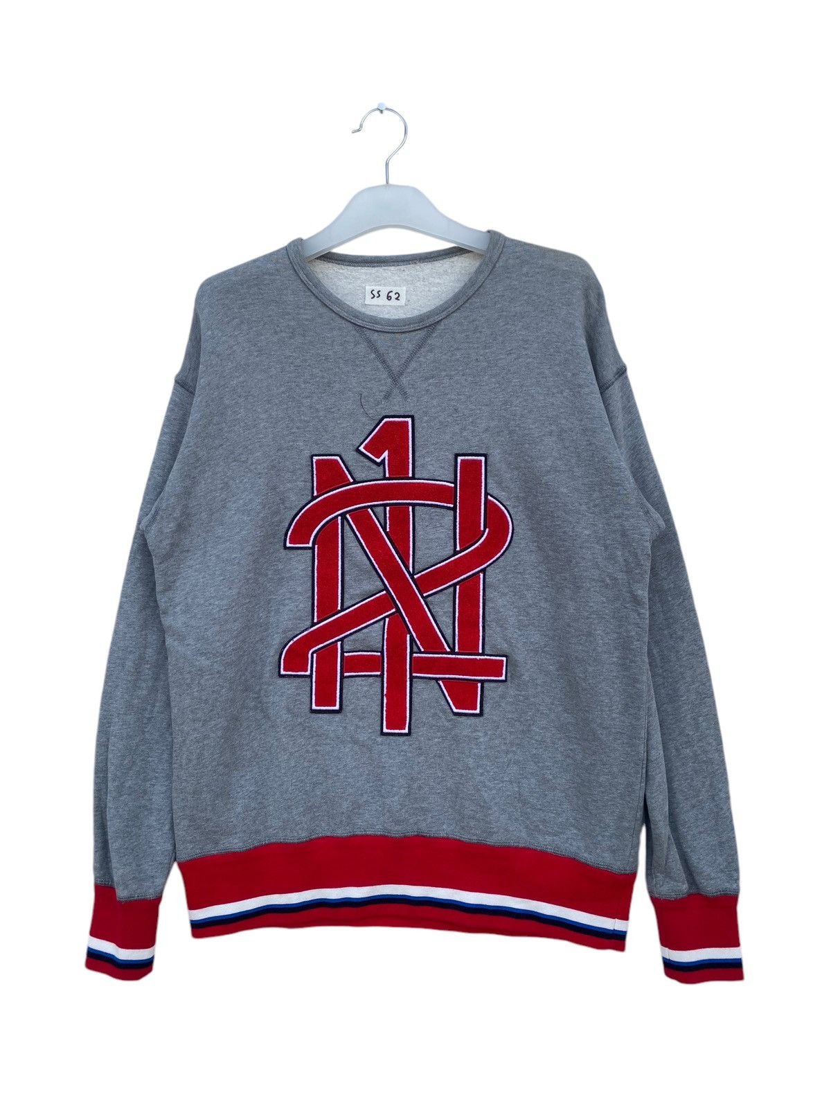 Alessandro Dell'acqua No 21 Logo Patch Spellout Crewneck Sweatshirt Size US M / EU 48-50 / 2 - 1 Thumbnail