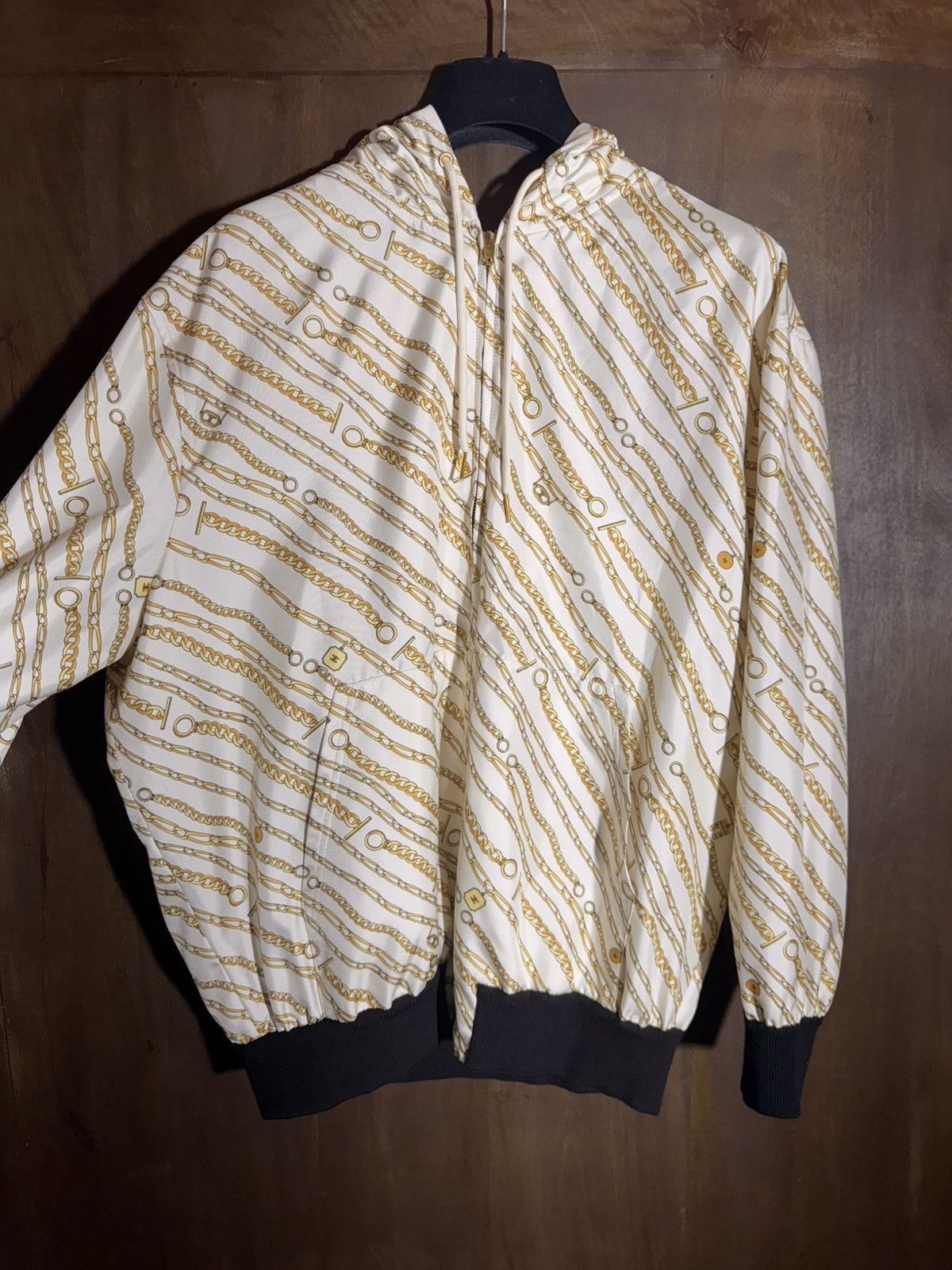Celine celine hedi slimane runway ss21 silk bomber jacket 38 Size S / US 4 / IT 40 - 10 Thumbnail
