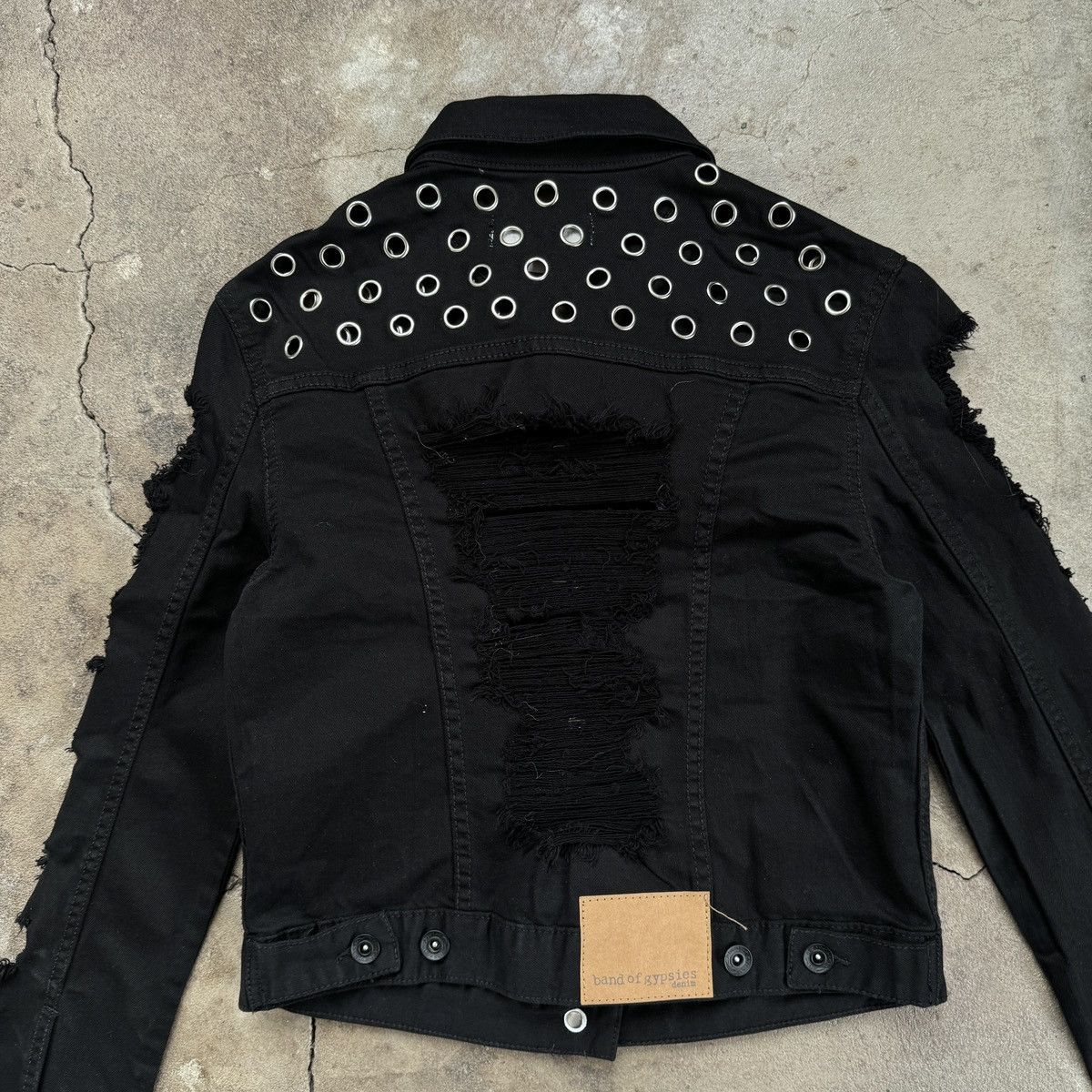 20471120 × Beauty Beast × Seditionaries Band Of Gypsies Punk Distressed Ringed Jacket Size S / US 4 / IT 40 - 5 Thumbnail