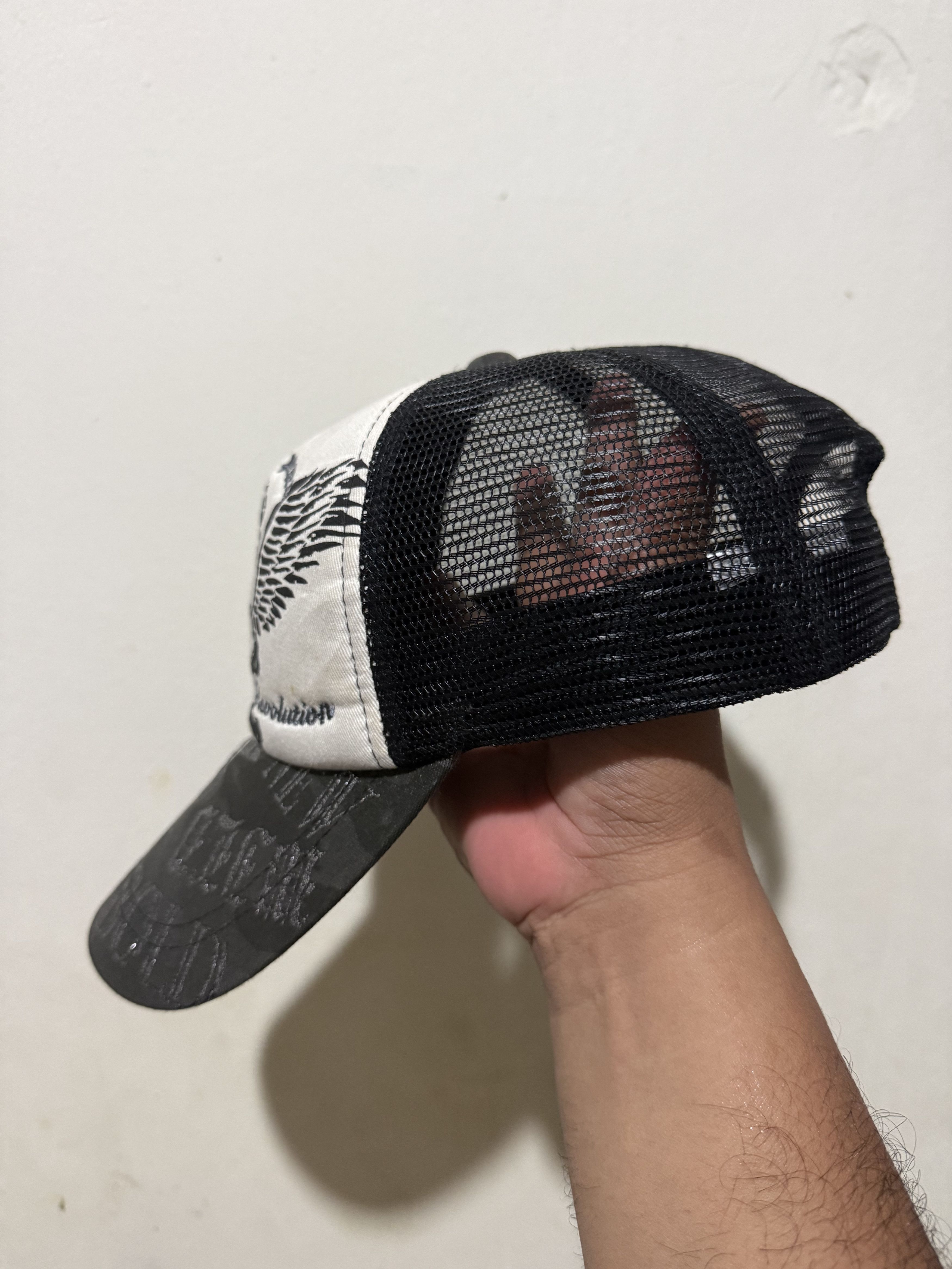 Japanese Brand Skull Punk Style Trucker Cap Size ONE SIZE - 3 Thumbnail