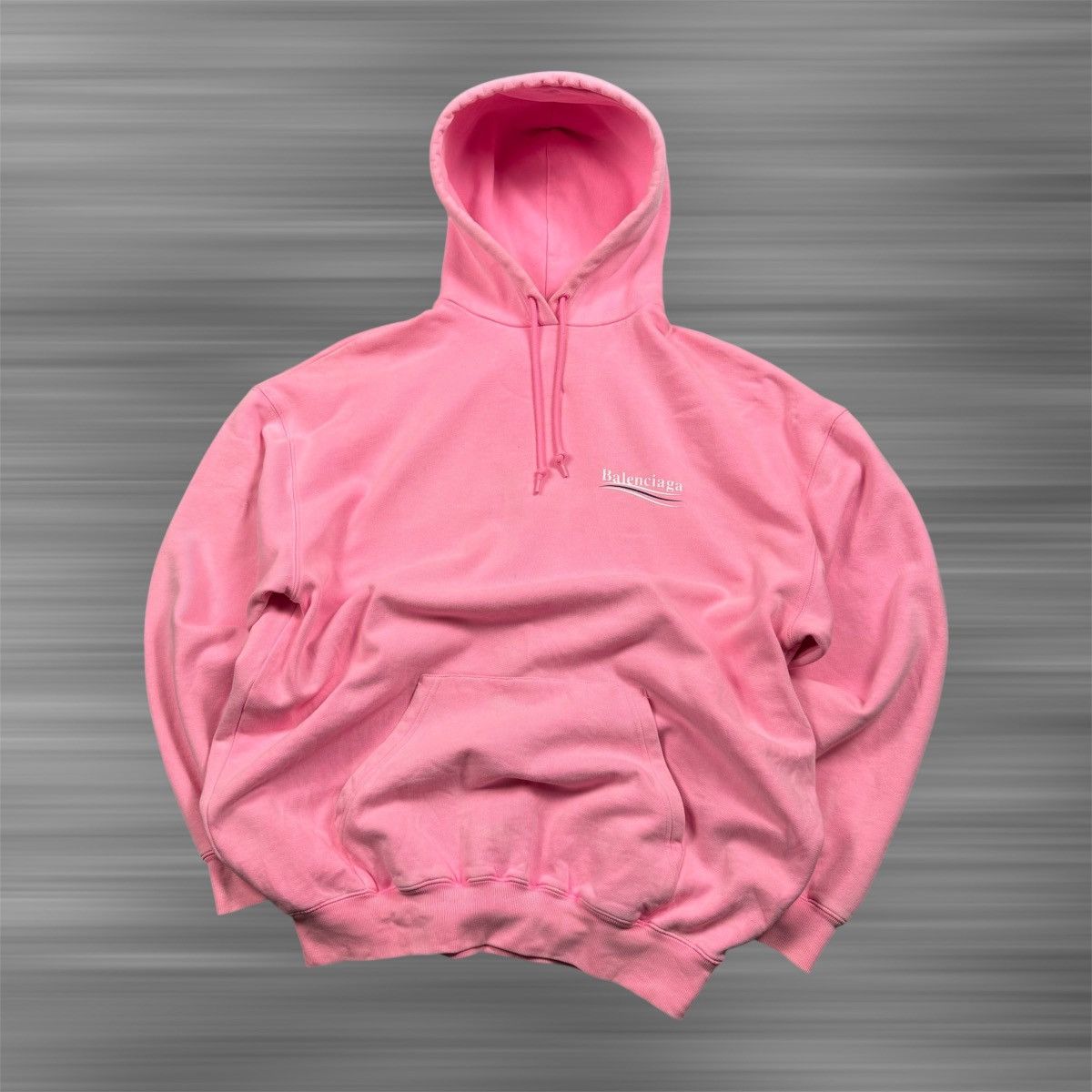 Balenciaga Balenciaga Big Logo Pink Hoodie Size US S / EU 44-46 / 1 - 1 Thumbnail