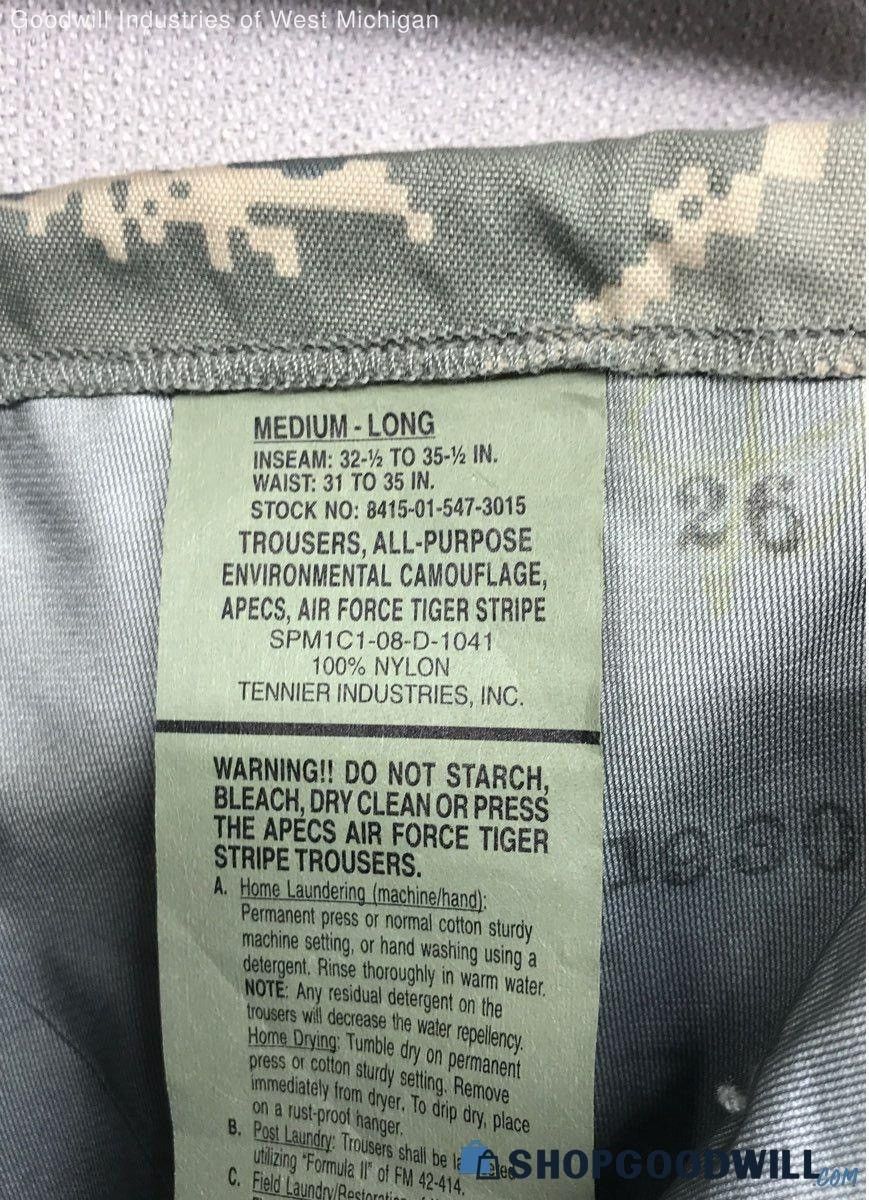 Vintage Vintage Army Green Military Camo Pants Size US 31 - 3 Thumbnail