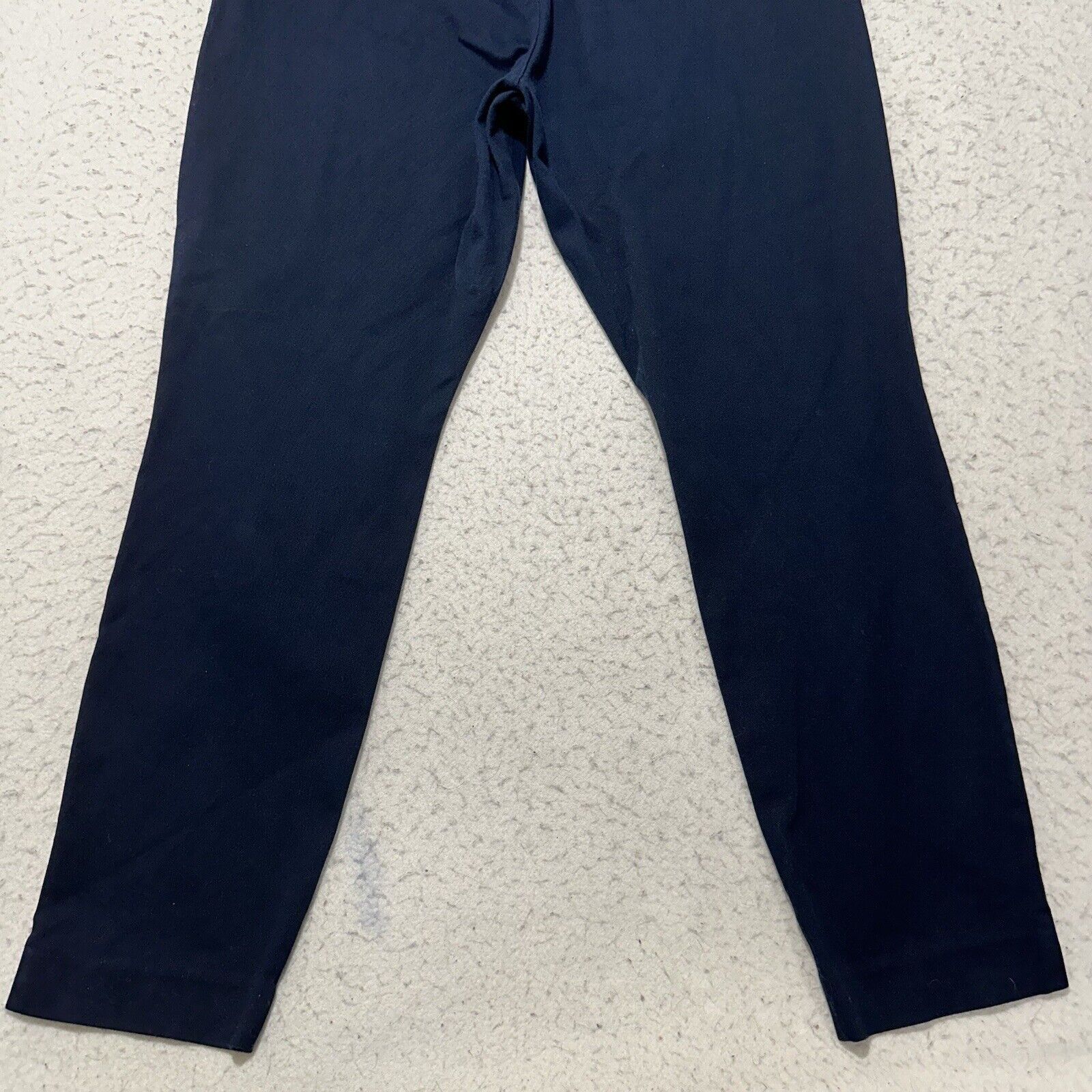 Old Navy Old Navy 12 Blue Flat Front Dress Pants High Rise 27" Inseam Size 34" / US 12 / IT 48 - 8 Thumbnail