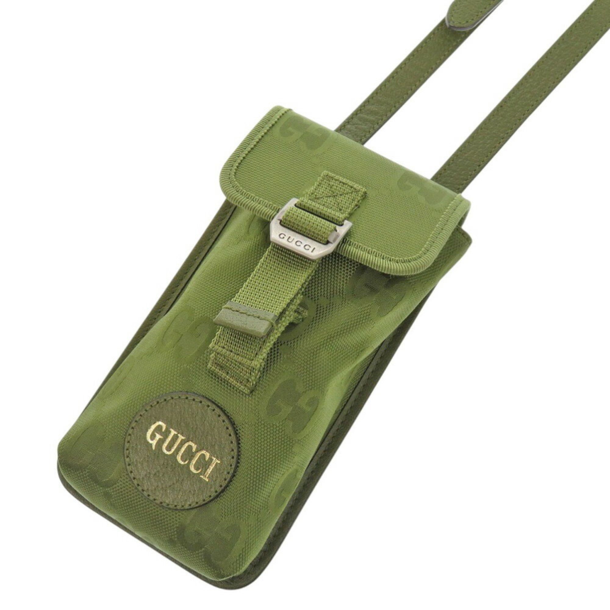 Gucci Gucci Off The Grid 696018 GG Nylon Forest Green Shoulder Bag 1147GUCCI Size ONE SIZE - 1 Thumbnail