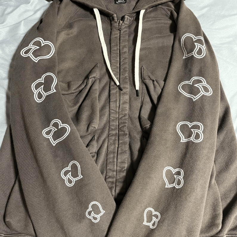 Number (N)ine Archive 00's Crying Heart Hoodie Size US M / EU 48-50 / 2 - 3 Thumbnail