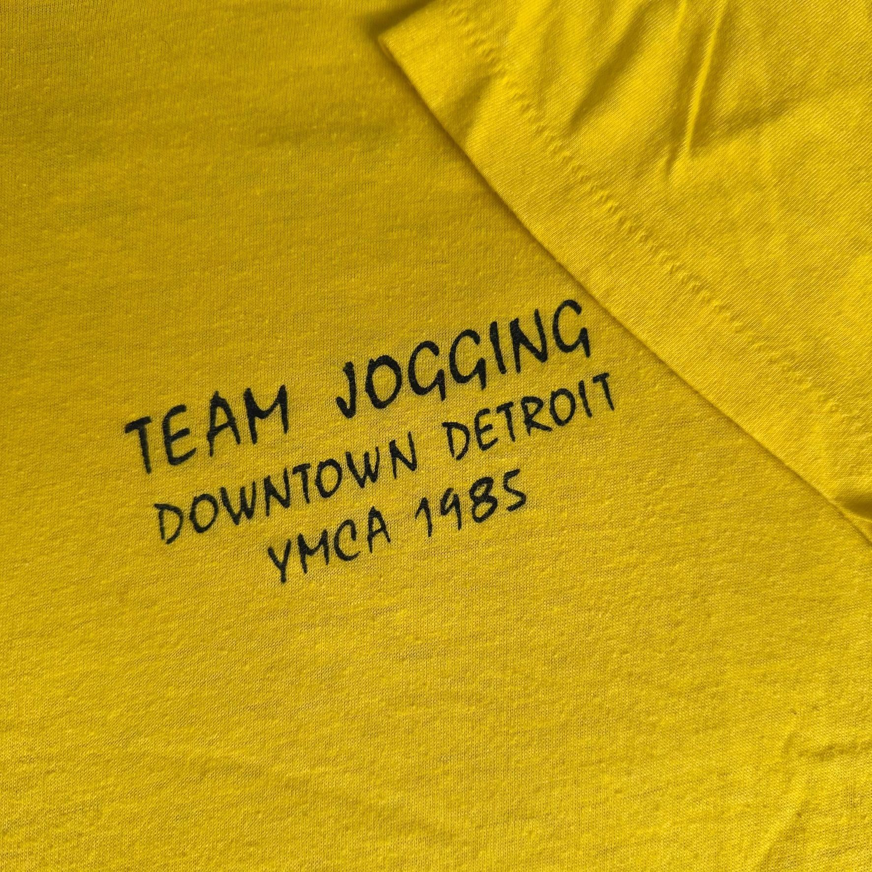 Vintage Vintage 80s Detroit YMCA Team Jogging T-Shirt Single Stitch Size US S / EU 44-46 / 1 - 4 Thumbnail