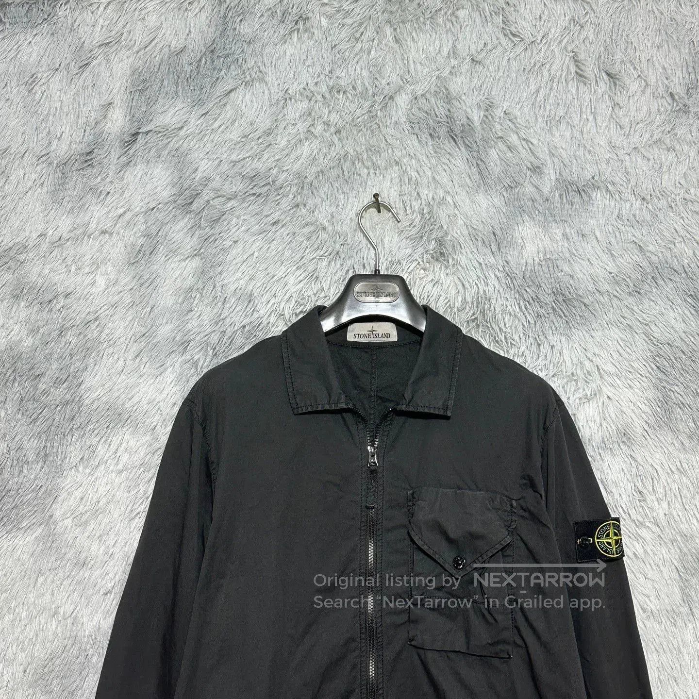 Stone Island stone island black single pocket jacket XL. Size US XL / EU 56 / 4 - 3 Thumbnail