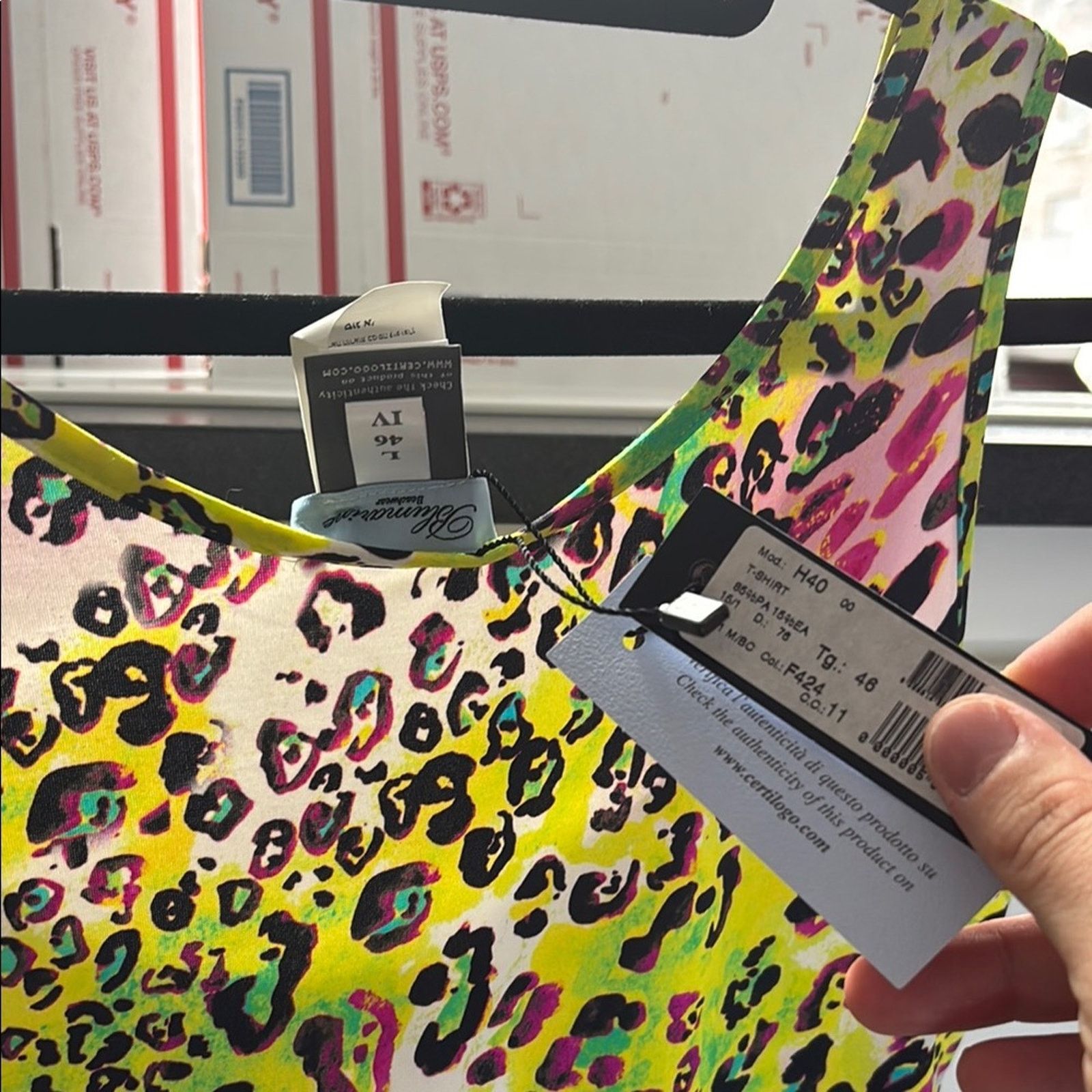 Blumarine NWT Blumarine Vibrant Leopard Print Tank Top Size L Size L / US 10 / IT 46 - 5 Thumbnail