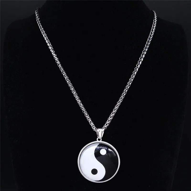 Anima 60cm Stainless Steel Yin Yang Necklace Grailed