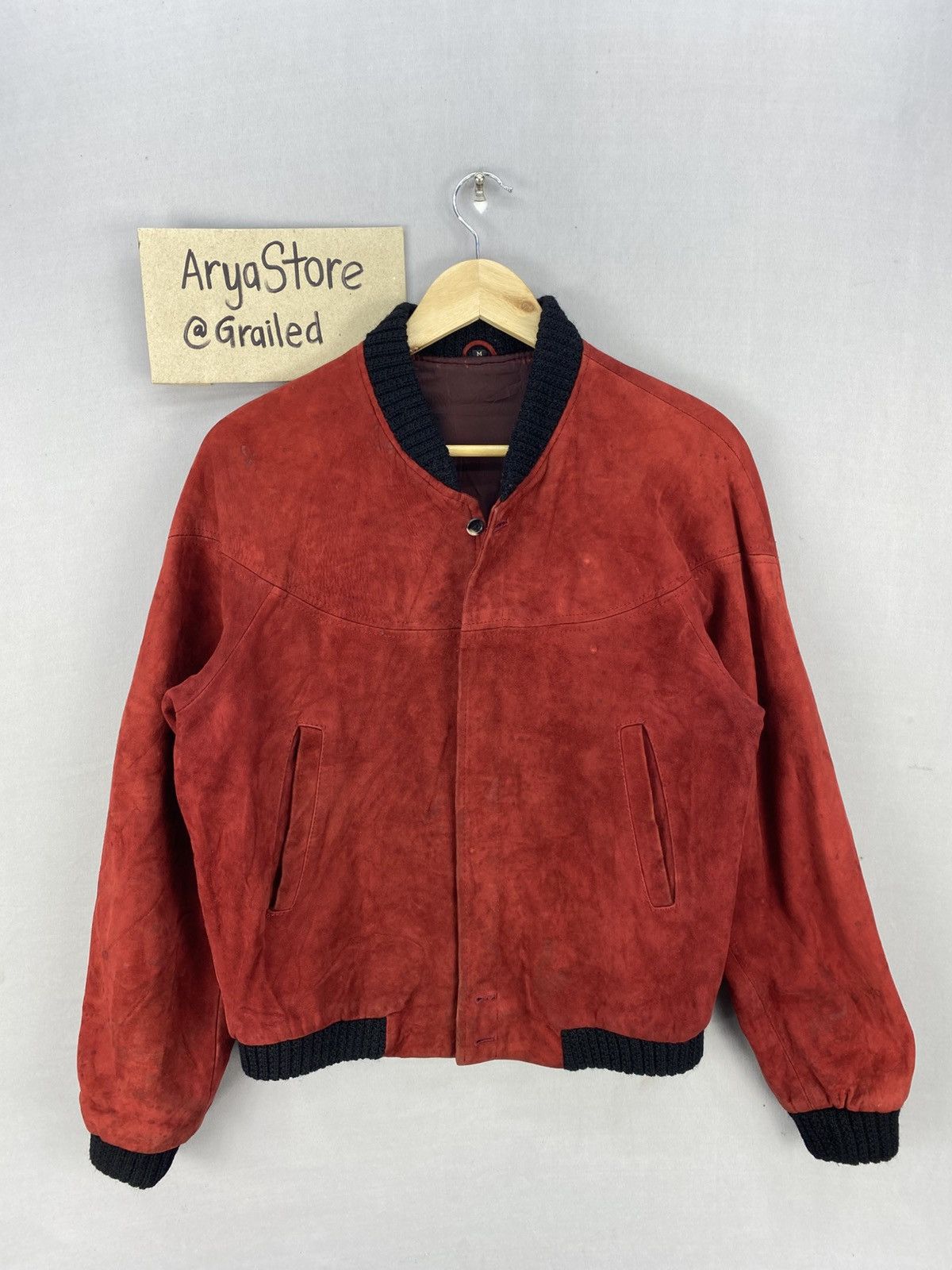 Vintage Moleskin Bomber Jacket