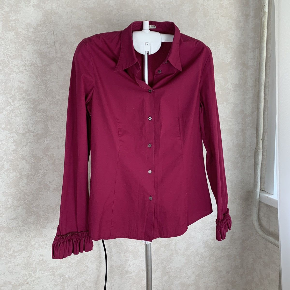 Miu Miu × Prada Miu Miu Shirt Button Up Size M / US 6-8 / IT 42-44 - 3 Thumbnail