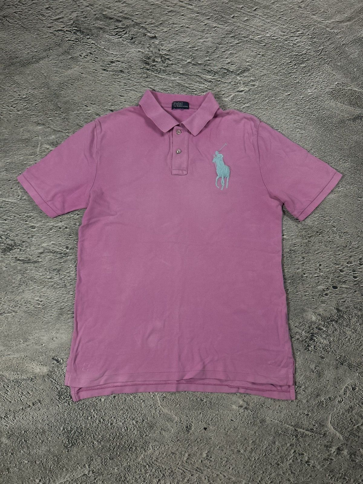 Ralph Lauren Chief Keef Polo Ralph Lauren vintage pink T-shirt big pony Size US M / EU 48-50 / 2 - 1 Thumbnail