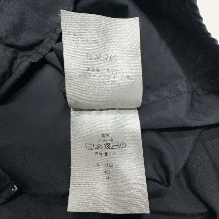 Dior Dior Casual Solid Long Sleeve Shirt 0079-2507 Size L / US 10 / IT 46 - 3 Thumbnail