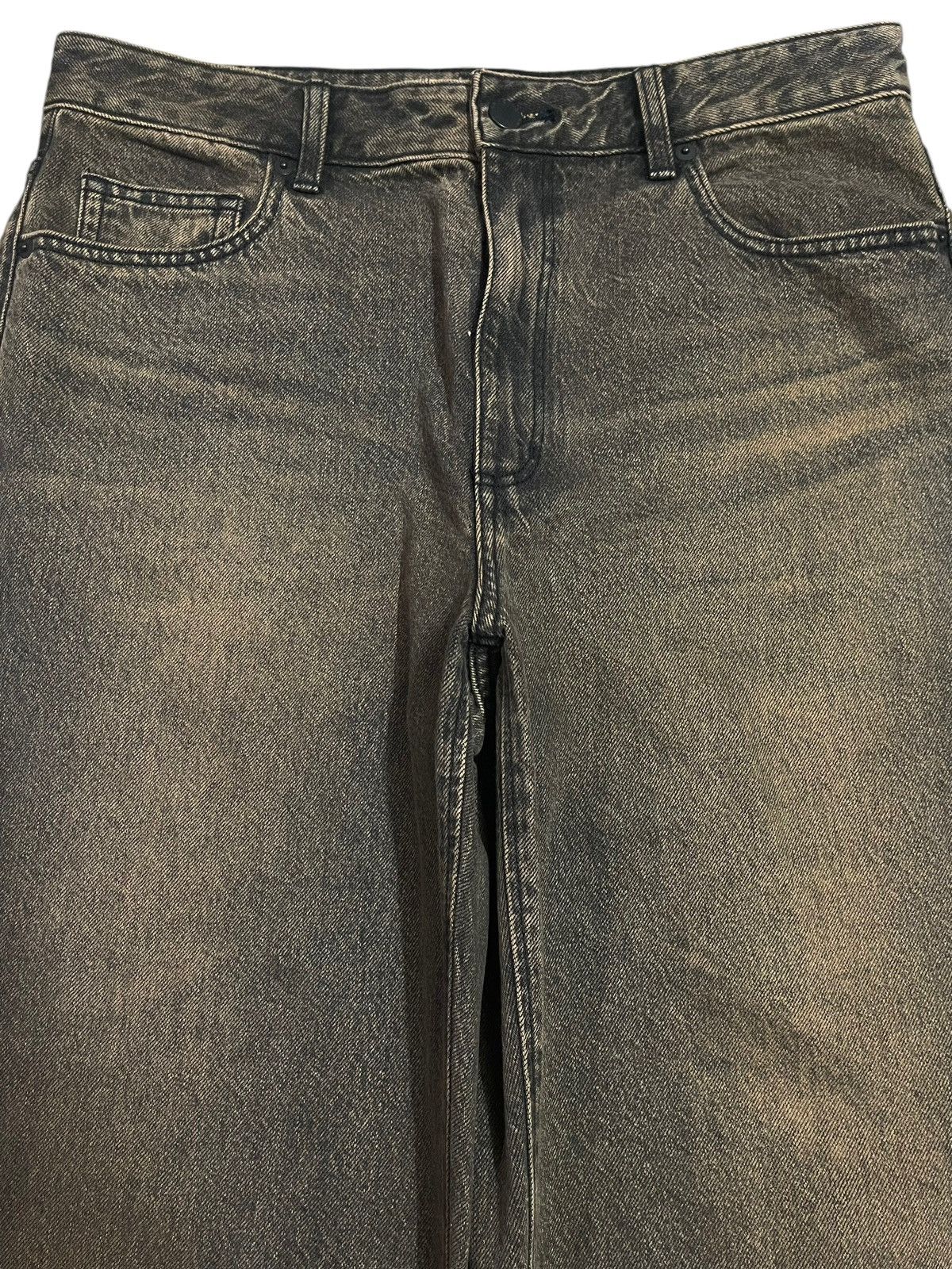 GU Vintage Japanese GU Mud Wash Style Hip Hop Baggy Jeans Size US 32 / EU 48 - 3 Thumbnail