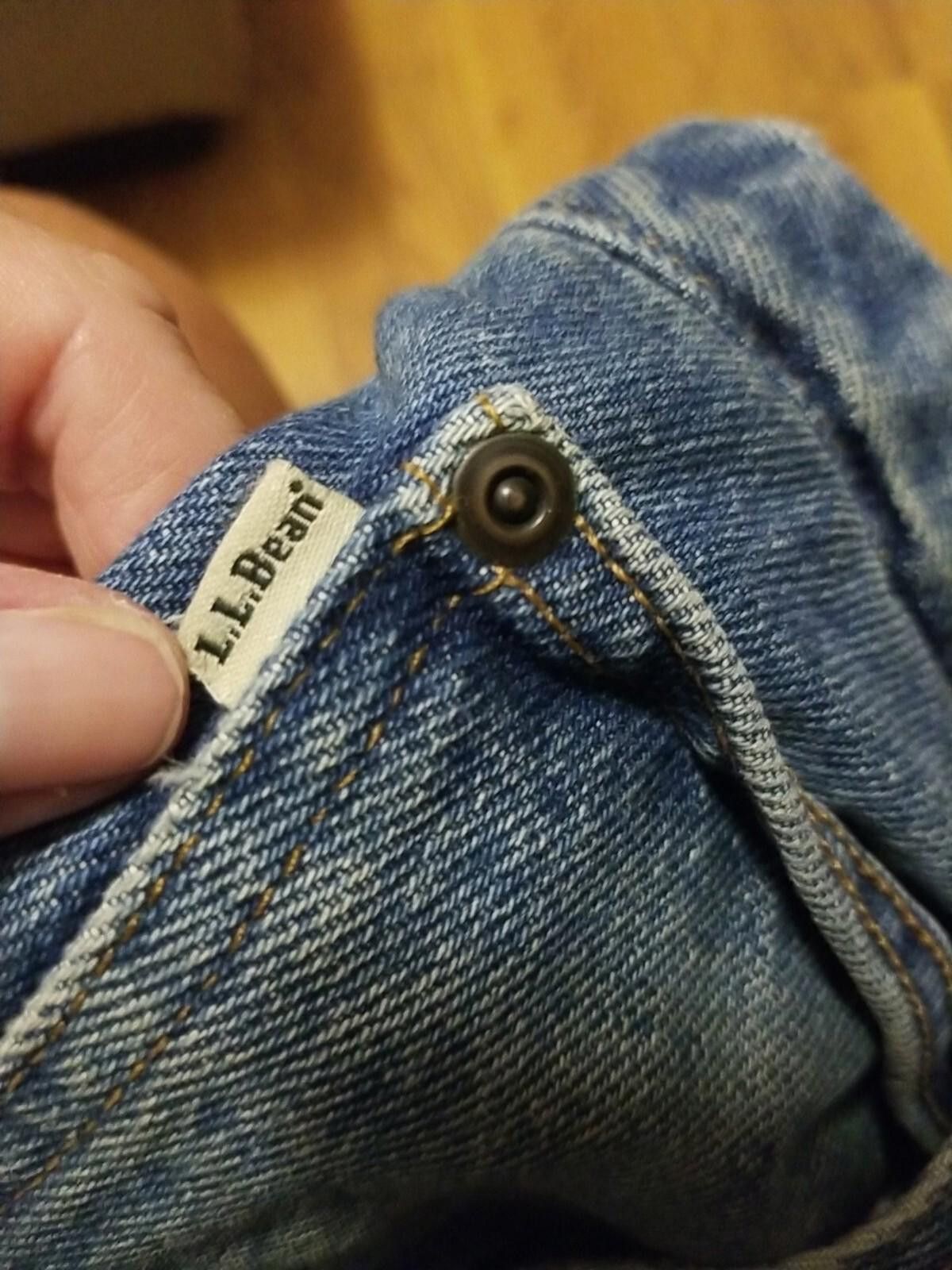 L.L. Bean LL Bean Men's Jeans 38 x 29 Adjustable Waist Cotton EUC Size US 38 / EU 54 - 6 Thumbnail