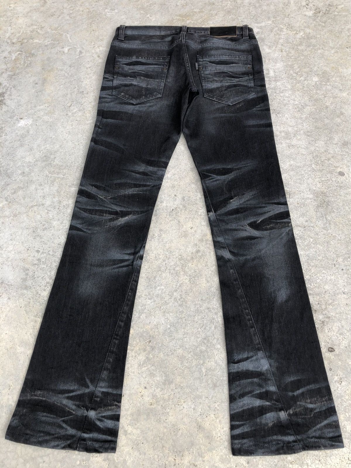 Tornado Mart Japanese Tornado Mart Flared Jeans Distressed Jeans Size US 32 / EU 48 - 2 Thumbnail
