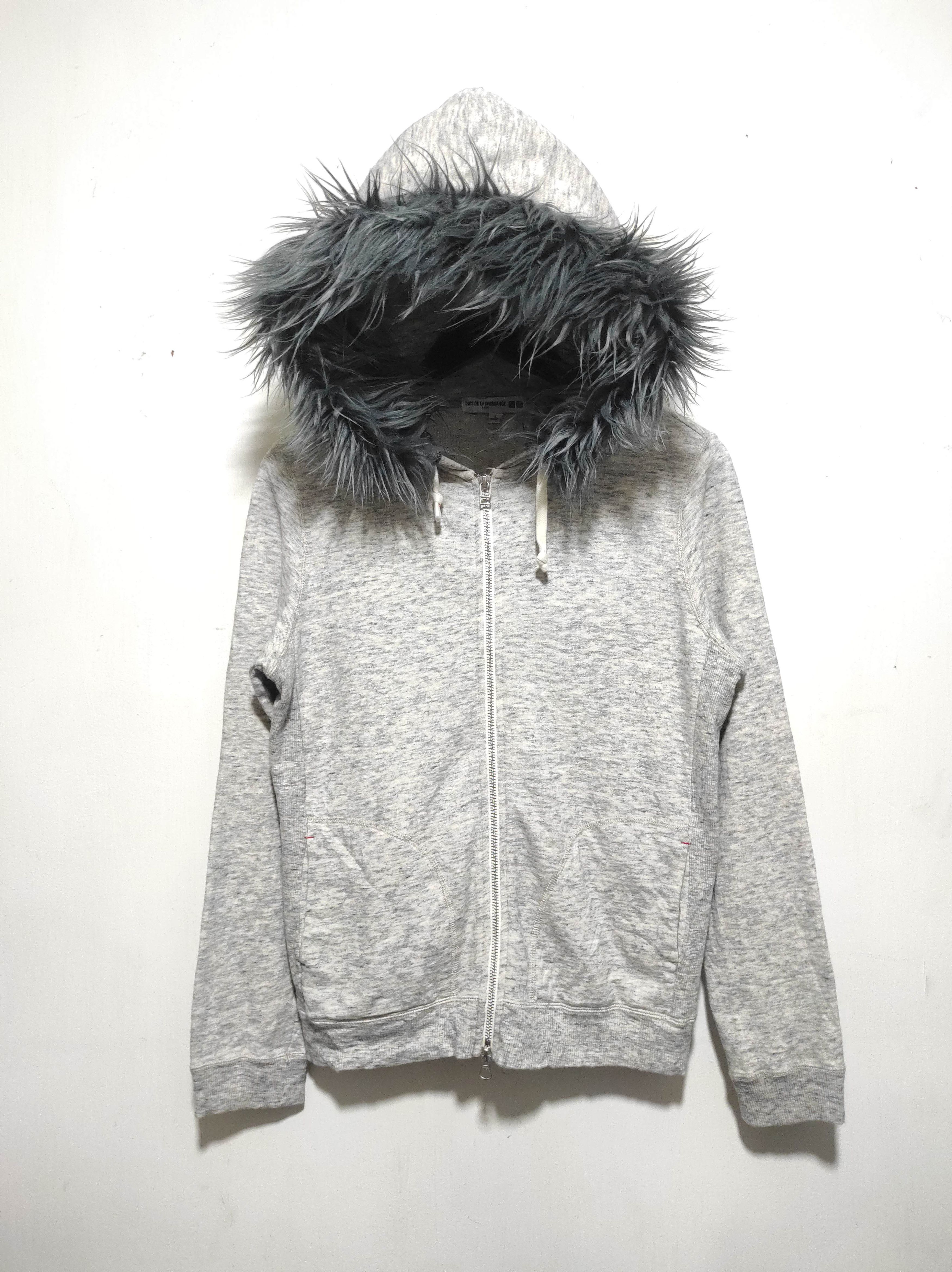 Uniqlo Uniqlo Ines De La Fressange Double Zip Fur Hoodie LGB style Size US M / EU 48-50 / 2 - 7 Thumbnail