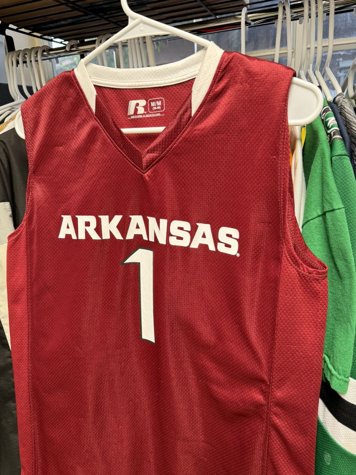 NCAA × Russell Athletic × Vintage Vintage NCAA Arkansas Razorbacks Russell Athletic Jersey Size US M / EU 48-50 / 2 - 2 Thumbnail