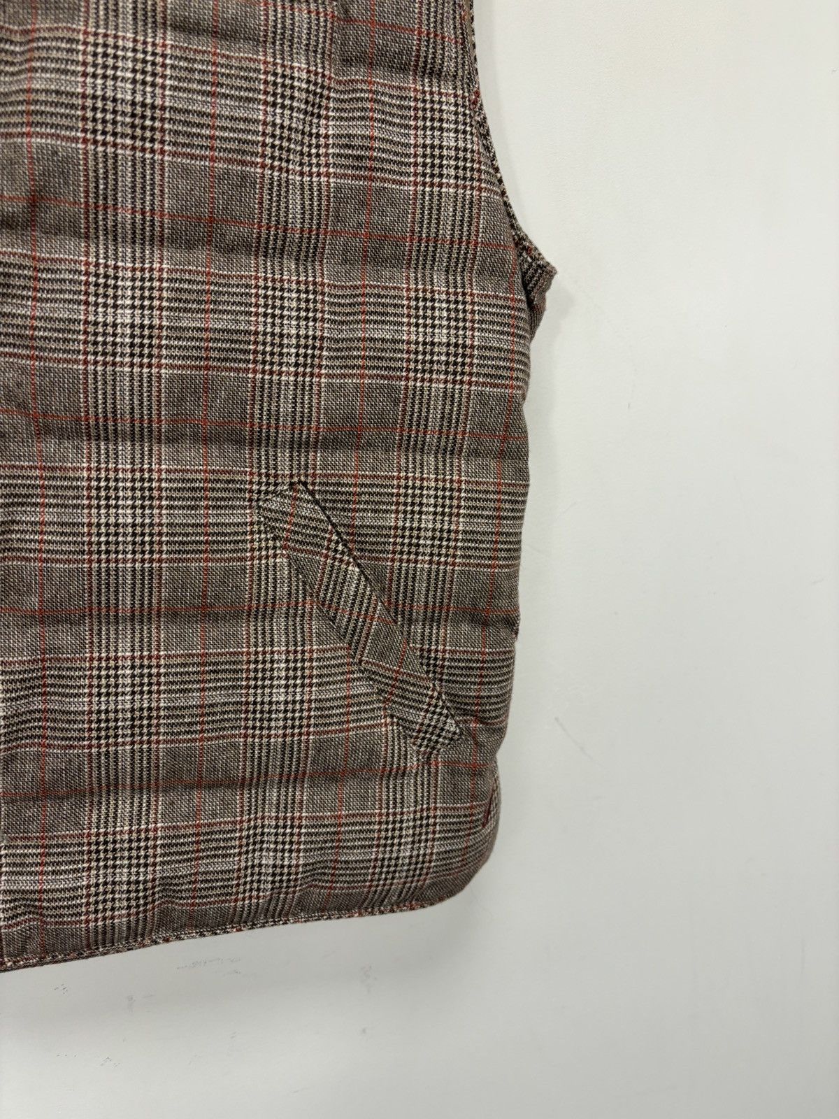 Strenstroms Stenstroms NWT Men’s Glen Check Padded Wool Down Vest Jacket Size US XXL / EU 58 / 5 - 8 Thumbnail