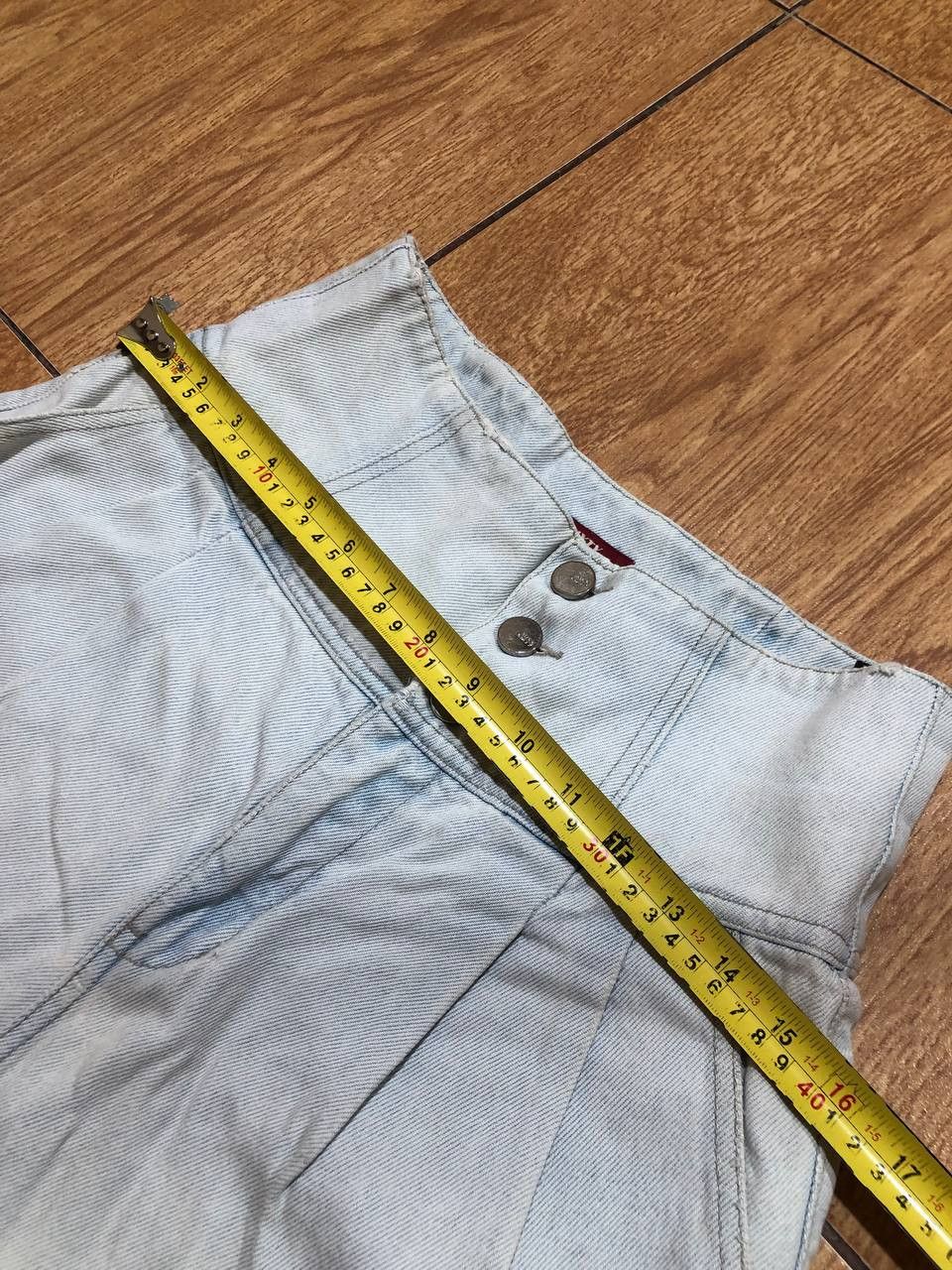 Miss Sixty Women's Rare Vintage Miss Sixty High Waisted Denim Shorts Size 27" / US 4 / IT 40 - 13 Thumbnail