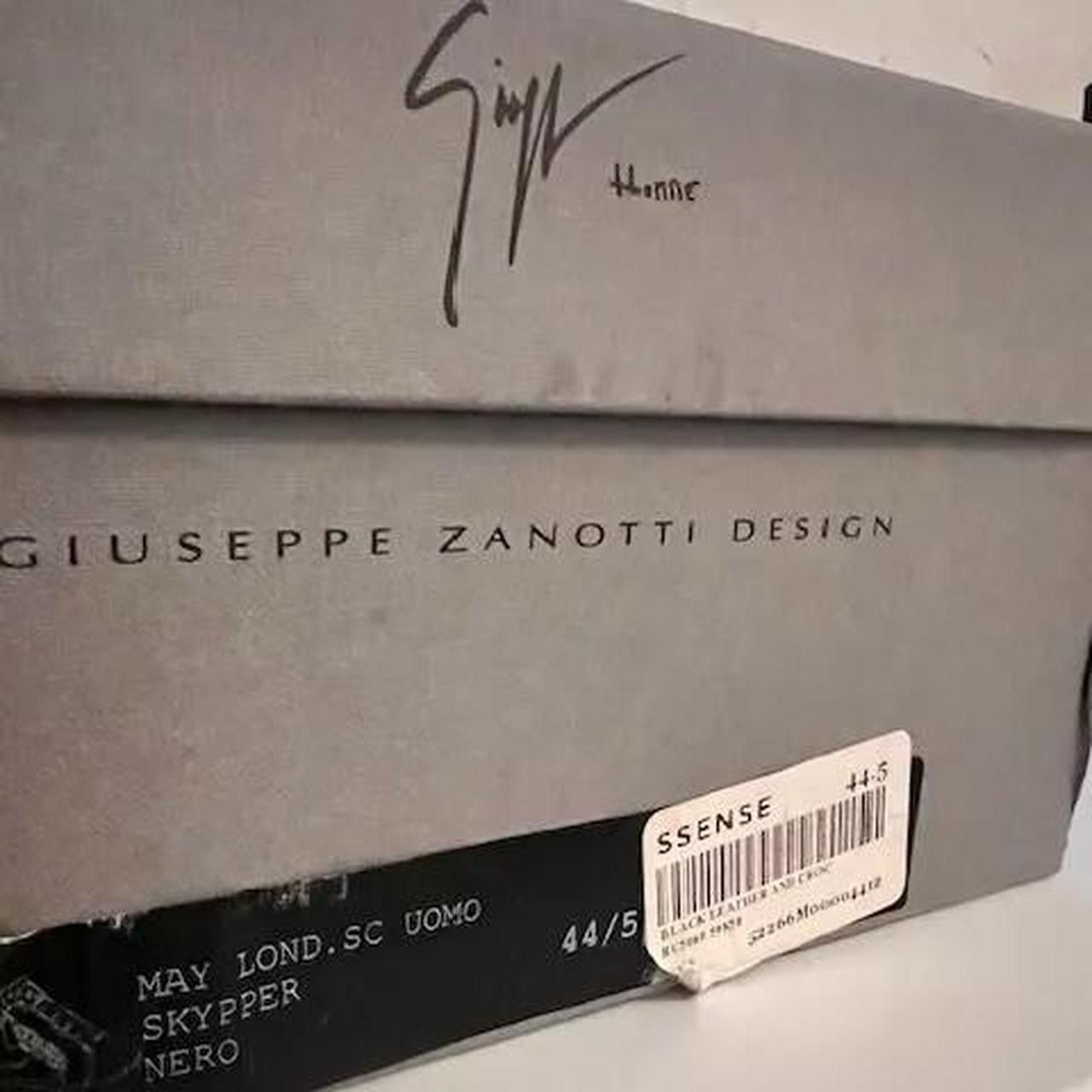 Giuseppe Zanotti Giuseppe Zanotti Sneakers Black Velvet Leather Zipper 11.5 Size US 11.5 / EU 44-45 - 19 Thumbnail
