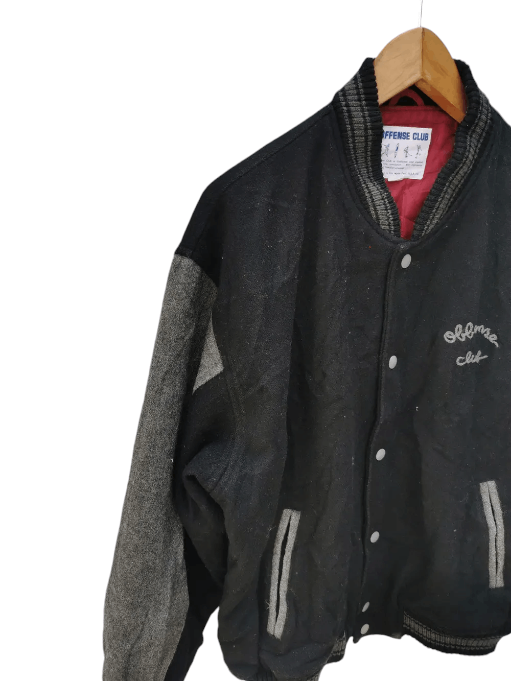 Japanese Brand × Vintage Vintage Offense Club Varsity Jacket Size US XL / EU 56 / 4 - 2 Thumbnail