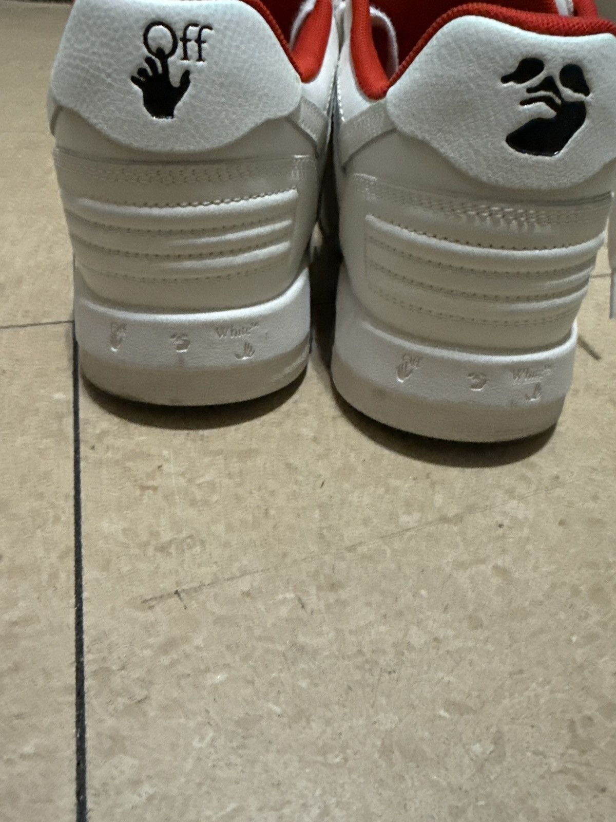 Off-White OFF-WHITE VIRGIL ABLOH OUT OF OFFICE FOR WALKING WHITE/RED Size US 8.5 / EU 41-42 - 7 Thumbnail