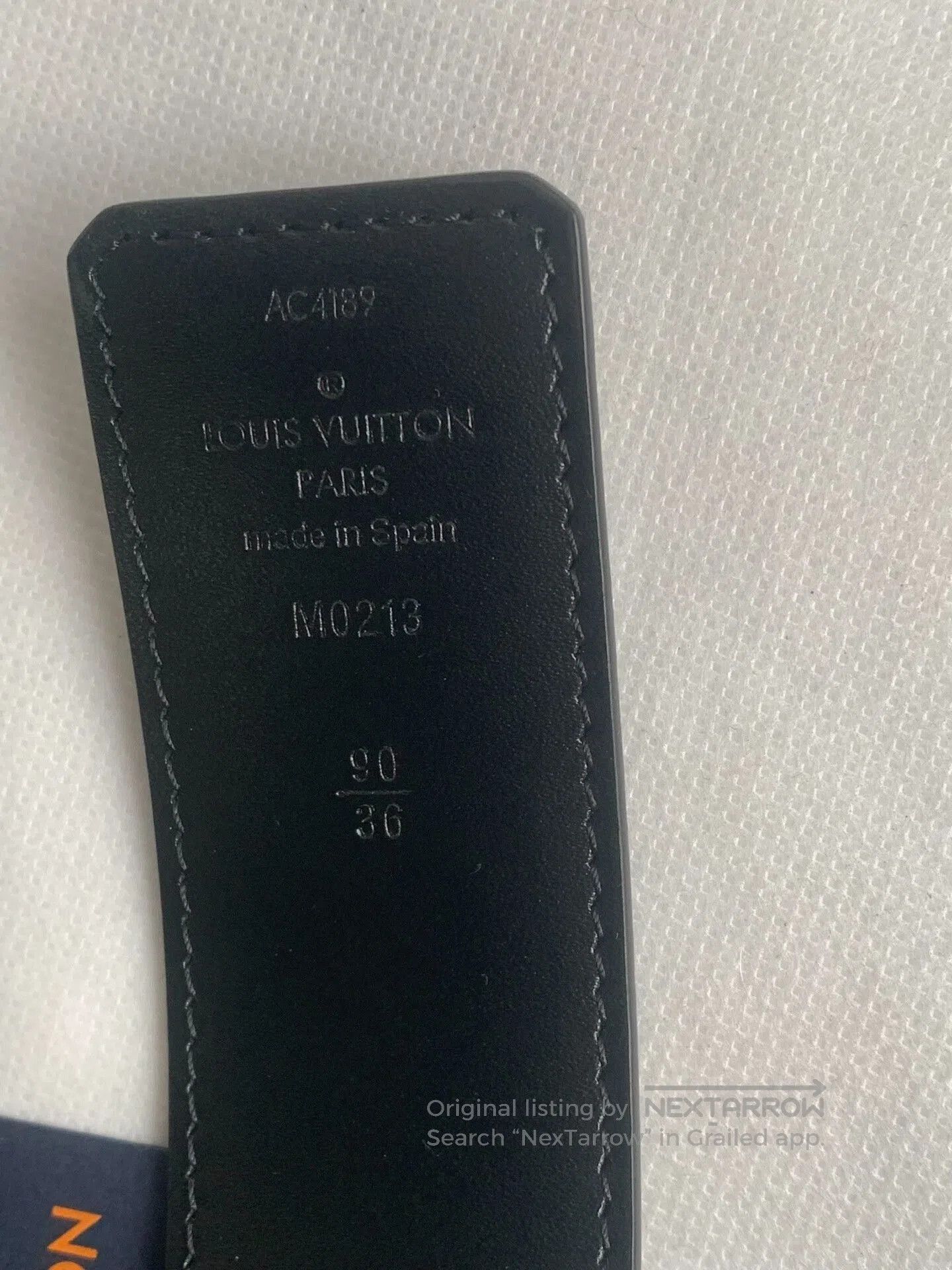 Louis Vuitton LV Damier Check Belt M0213. Size ONE SIZE - 5 Thumbnail