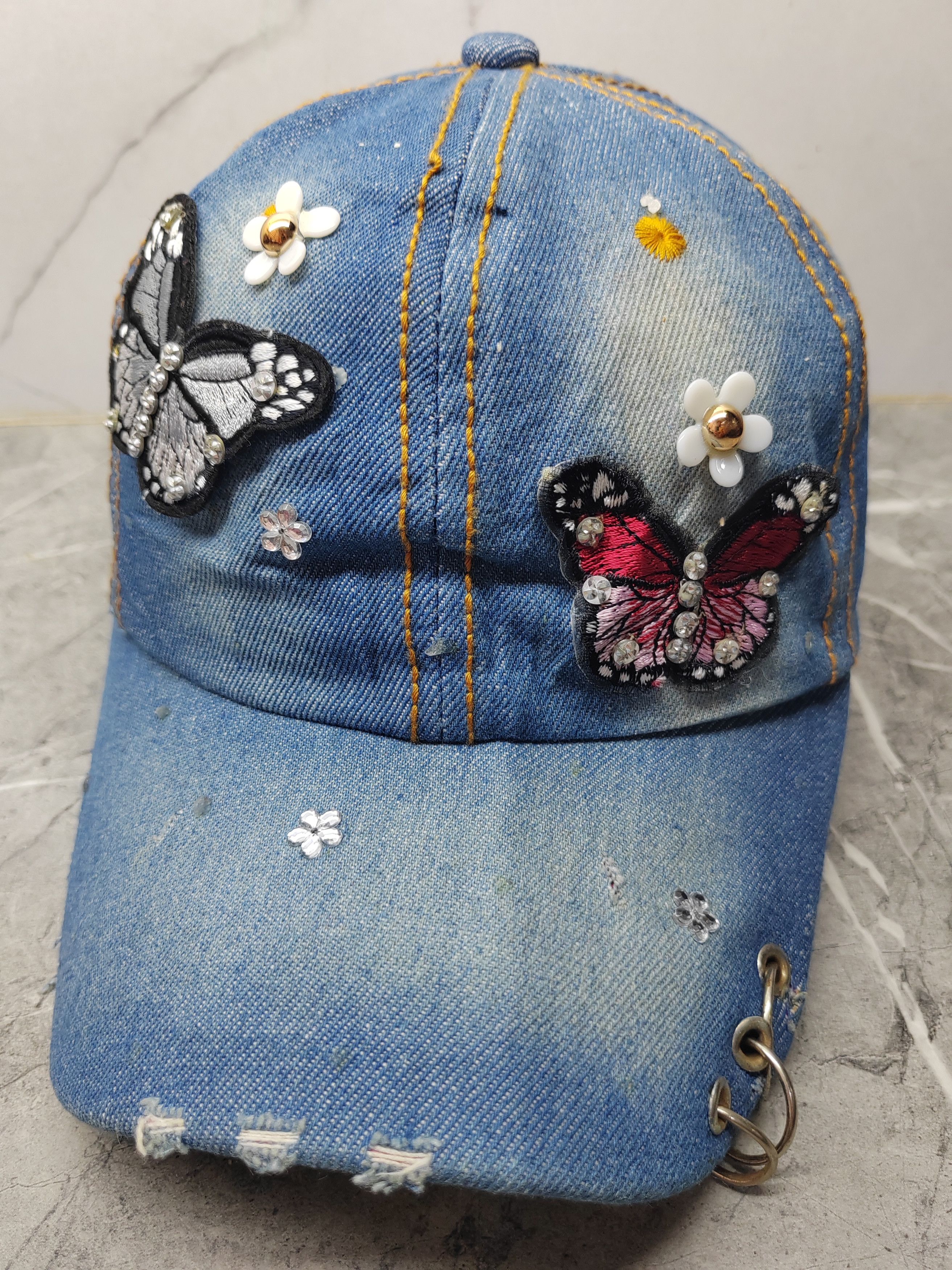 Japanese Brand Vintage Handmade Punk Distressed Style Cap Hat Size ONE SIZE - 1 Thumbnail