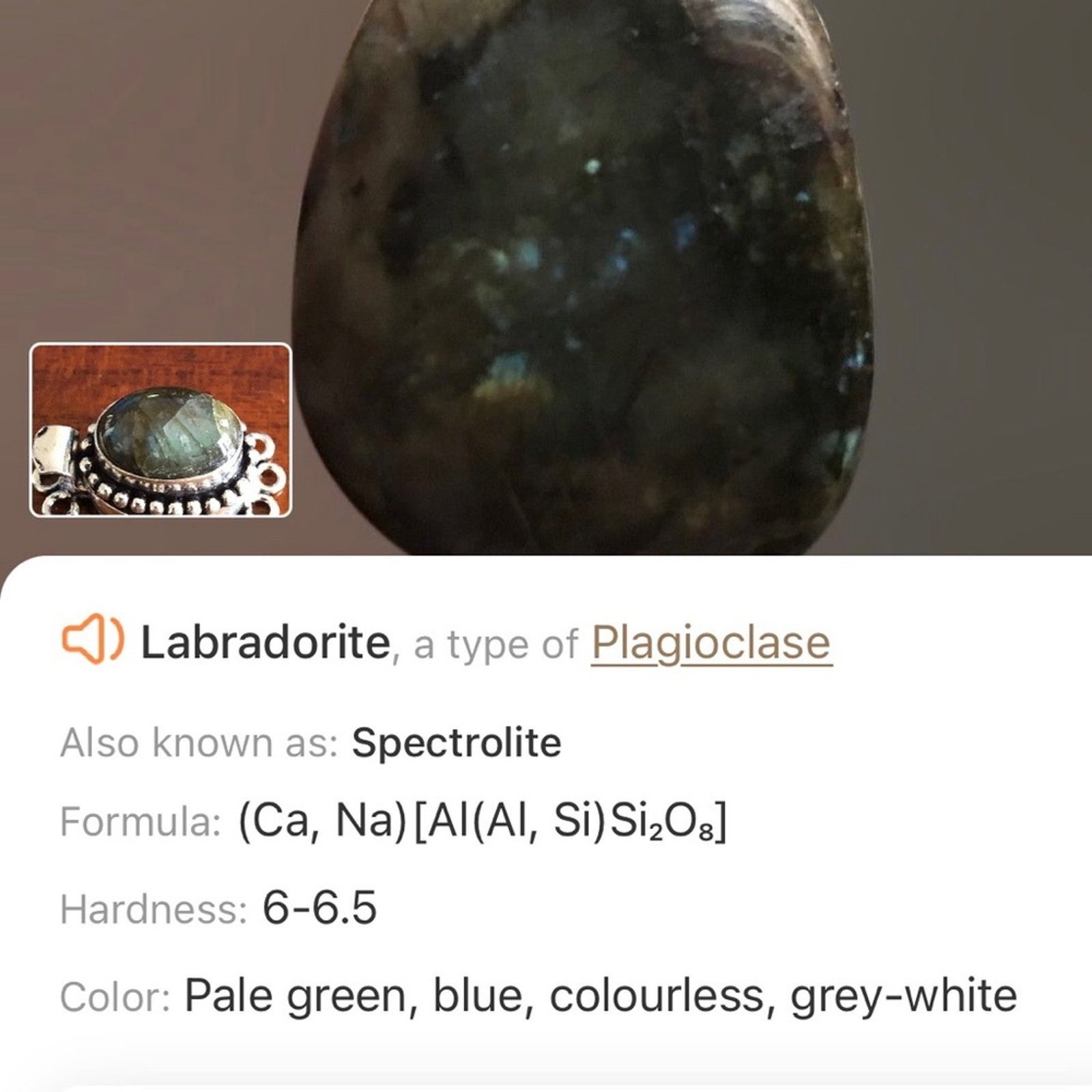 Handmade Handcrafted filigree cameo Pearl genuine labradorite necklac Size ONE SIZE - 12 Thumbnail