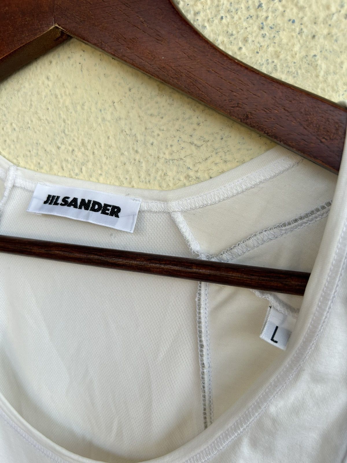 Jil Sander Jil Sander Sleeveless Strechable Jersey Size US L / EU 52-54 / 3 - 10 Thumbnail