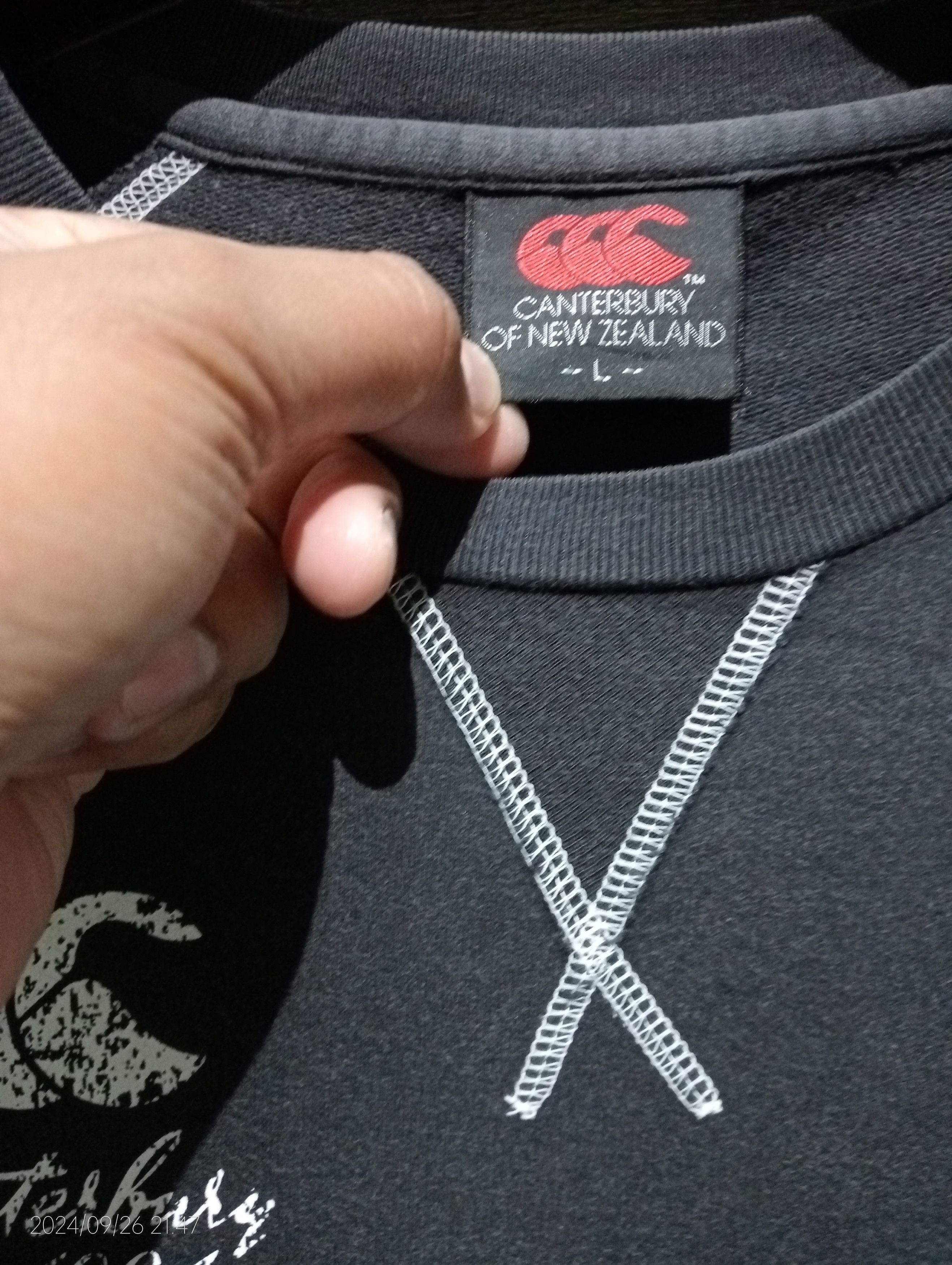 Canterbury of New Zealand Canterbury of New Zealand No. 8 Long Sleeve Tshirt Very Rare Size US L / EU 52-54 / 3 - 5 Thumbnail