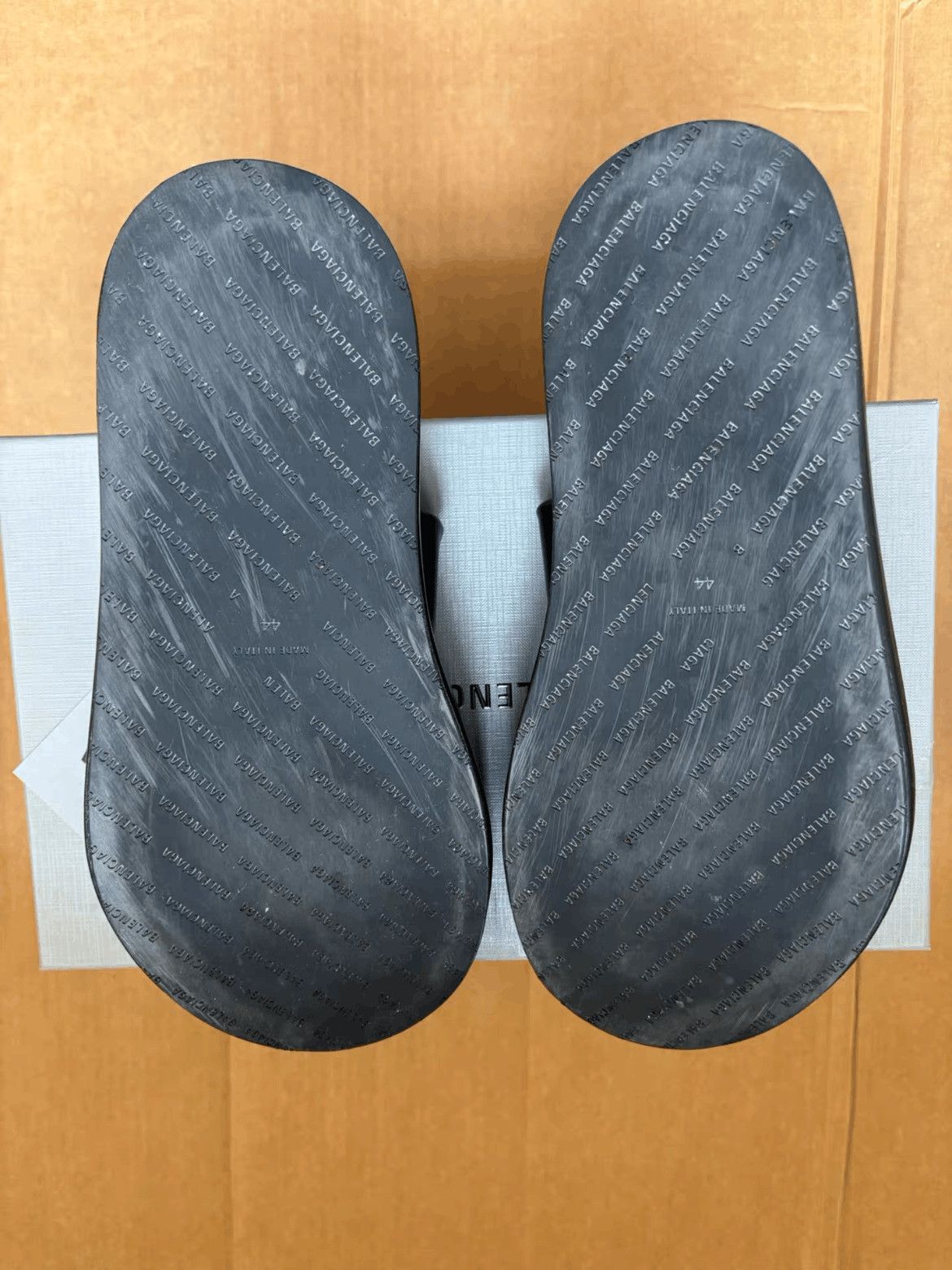 Balenciaga Balenciaga Sz 44 Balenciaga Leather Sandals-2506 Size US 11 / EU 44 - 3 Thumbnail