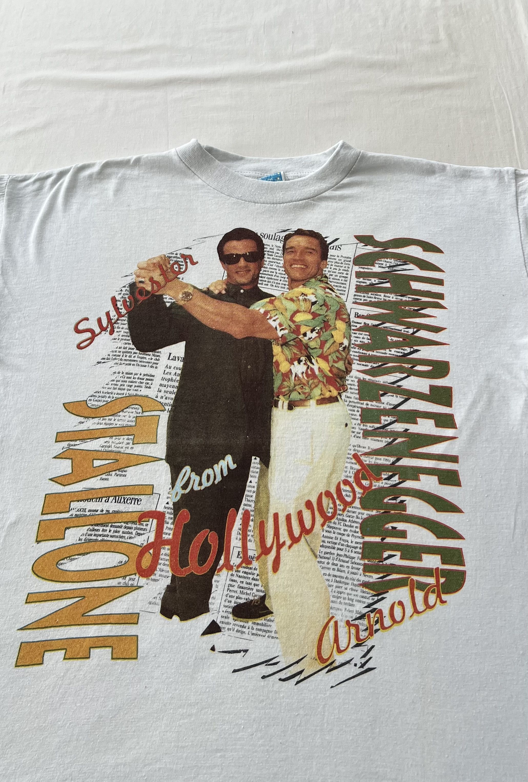 Vintage 90s Sylvester Stallone Arnold Schwarzenegger Movie