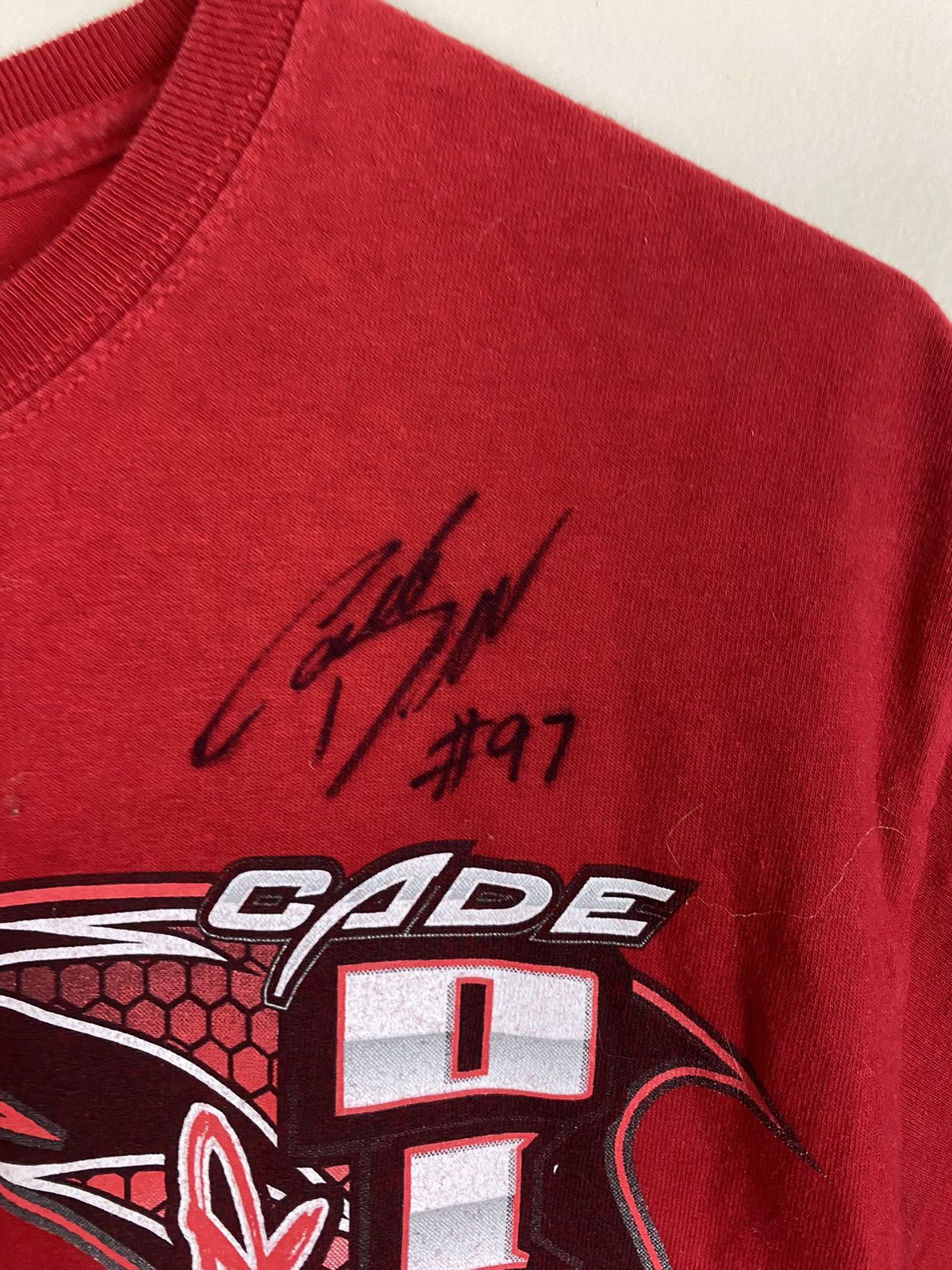 Vintage Thriller Cade Dillard Autographed T shirt Size US M / EU 48-50 / 2 - 3 Thumbnail