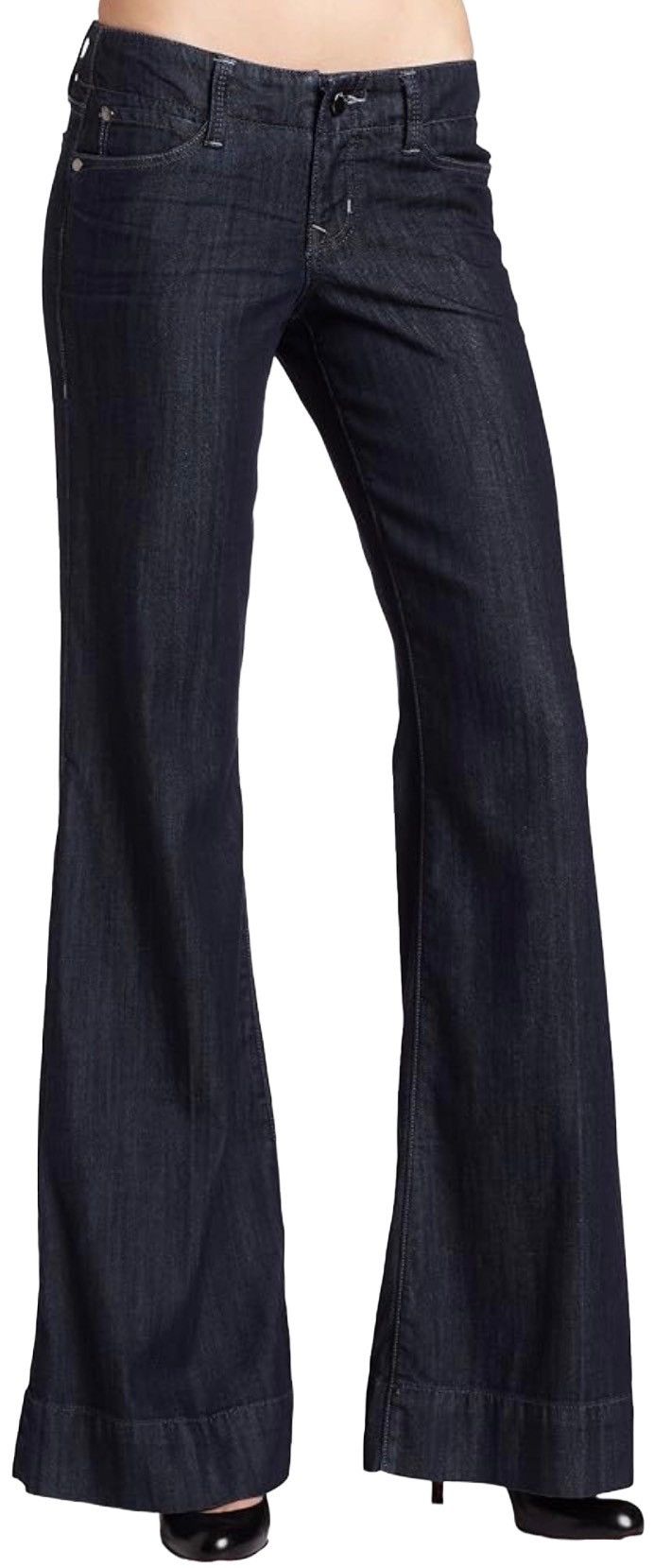 Other Level 99 Wide Leg Trouser Pinstripe Jean Size 29" - 1 Thumbnail