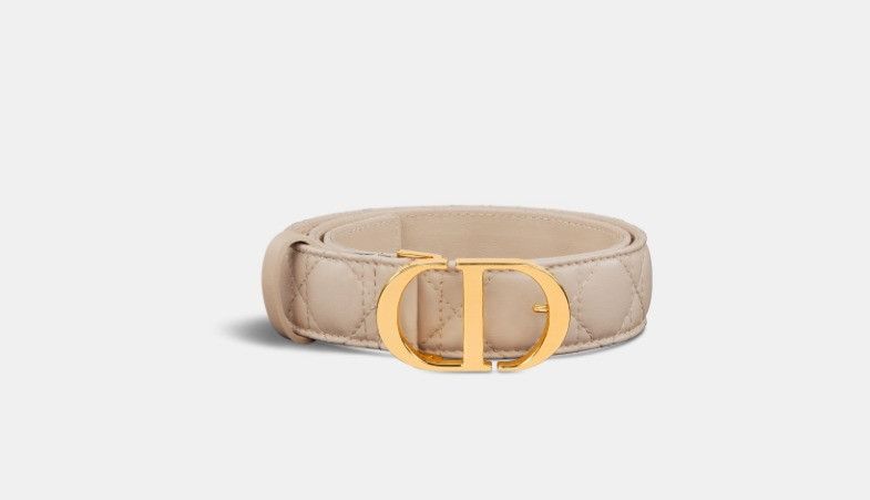 Dior o1w1db10325 Size: OS / B0436U 30 Montaigne Belt in Beige Size ONE SIZE - 1 Thumbnail