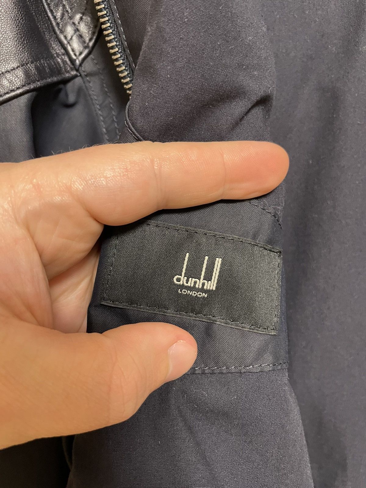 Alfred Dunhill Vintage Dunhill Biker Leather Jacket Black size L Size US L / EU 52-54 / 3 - 2 Thumbnail