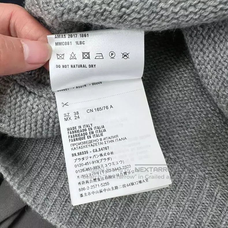 Miu Miu Miu Miu 38 Grey short cardigan Size M / US 6-8 / IT 42-44 - 4 Thumbnail