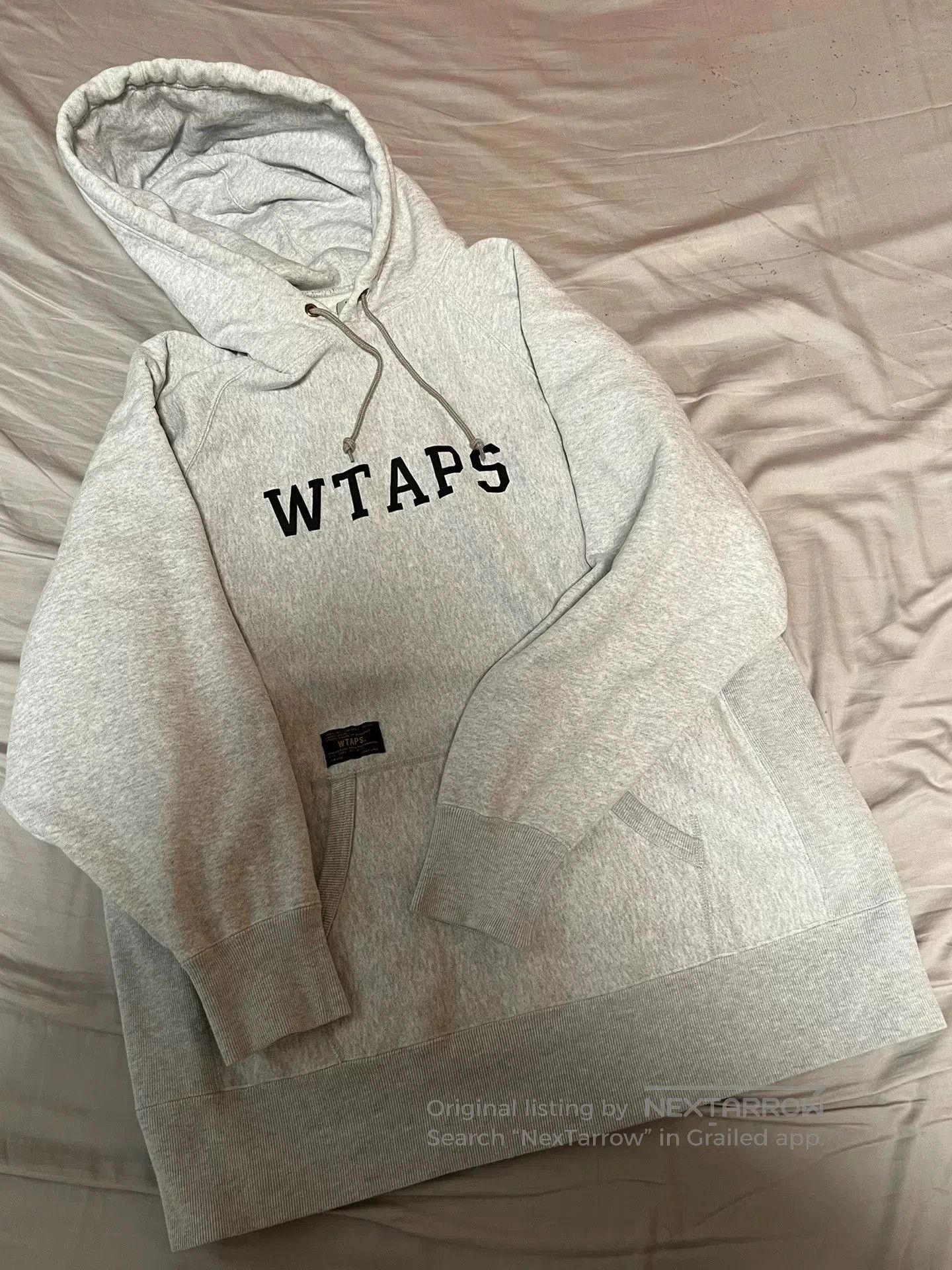 Wtaps WTAPS Design Hooded Sweatshirt in Gray. Size US XL / EU 56 / 4 - 3 Thumbnail