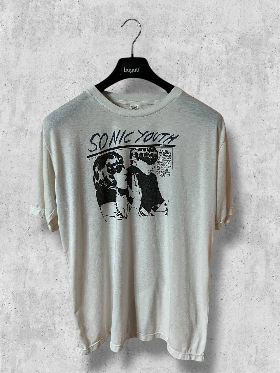 Sonic Youth Vintage Rock band tee t shirt boxy