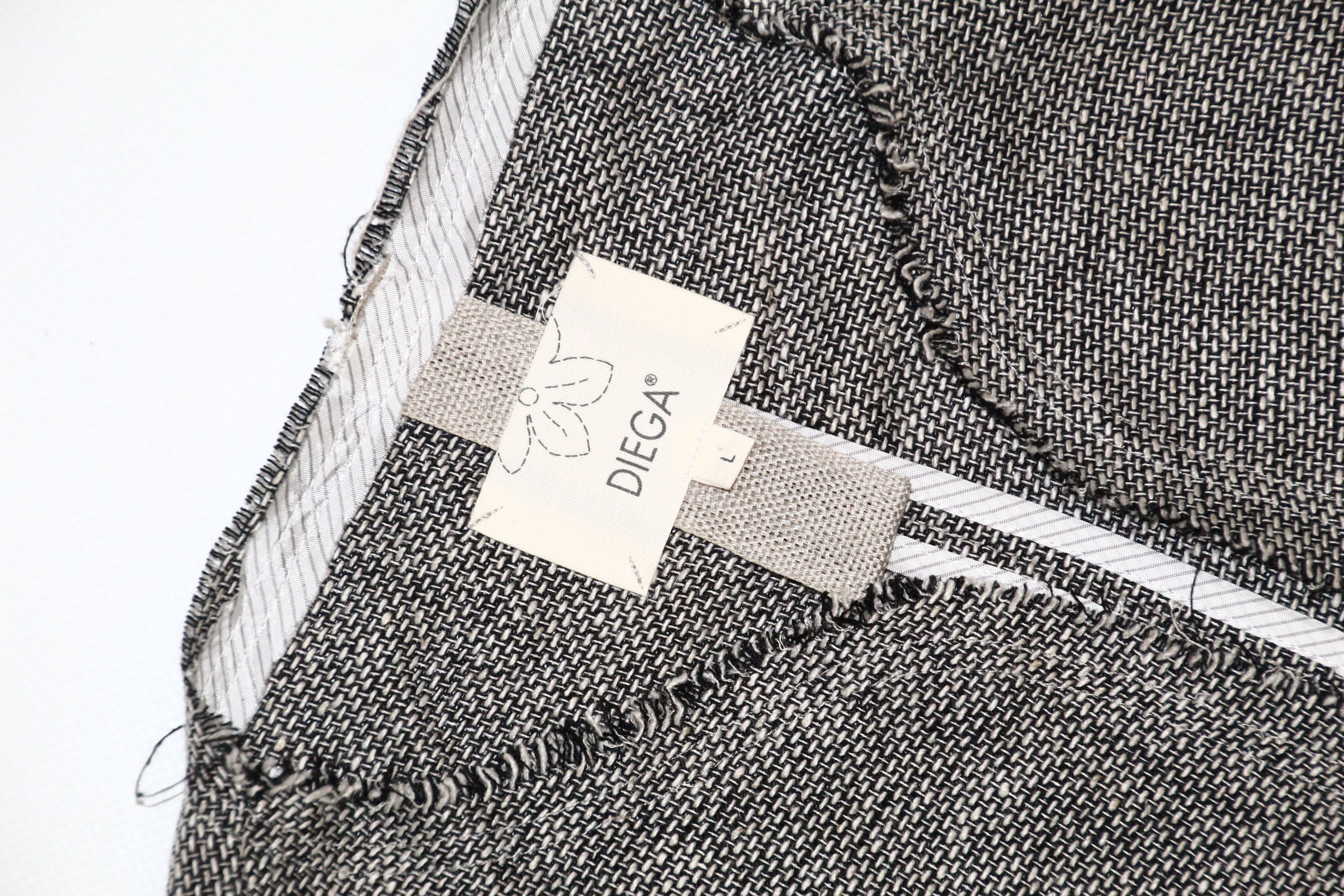 Barbara I Gongini Diega raw cut unlined woven linen blend coat Size L / US 10 / IT 46 - 9 Thumbnail