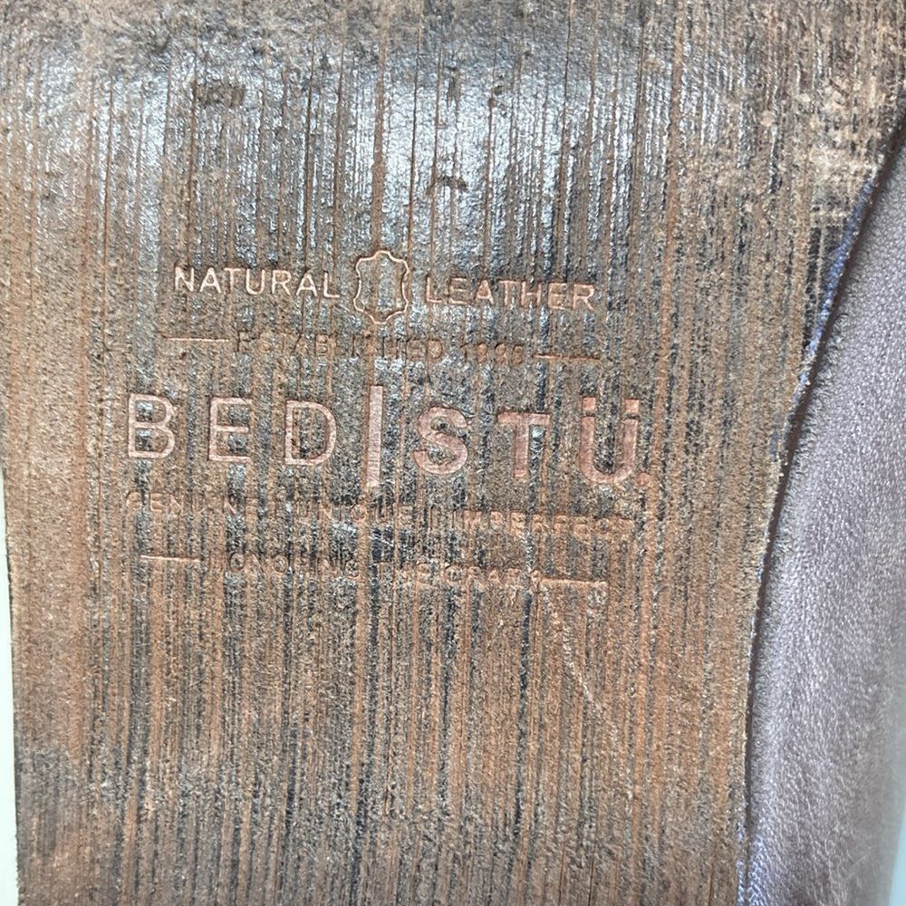 Bed Stu Bed-Stu Ravine Genuine Unique Imperfect Size 8 Gray Leather Booties Bench Made Size US 8 / IT 38 - 3 Thumbnail