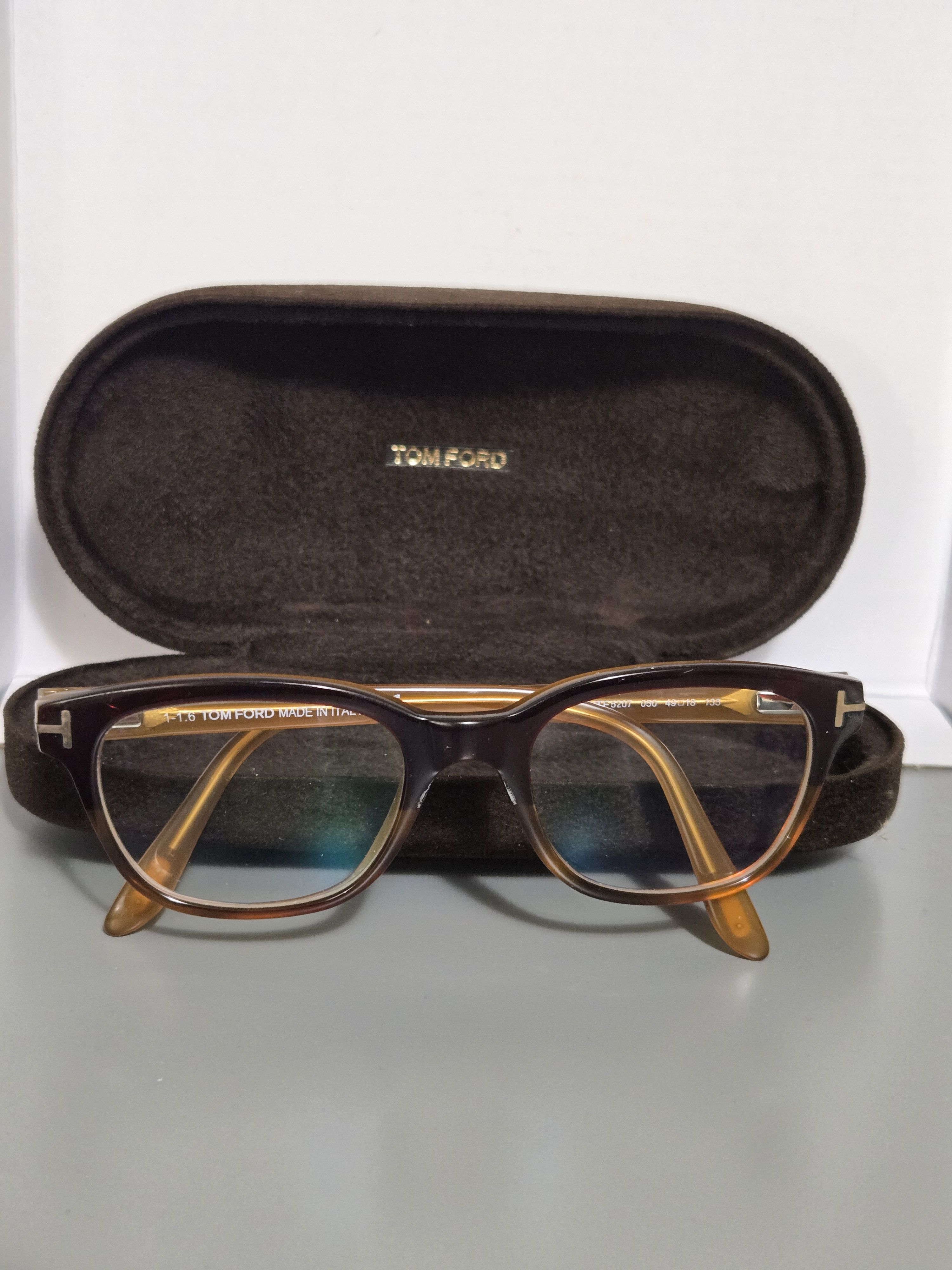 Tom Ford Tom Ford TF 5207 Violet Tortoise Glasses Size ONE SIZE - 1 Thumbnail